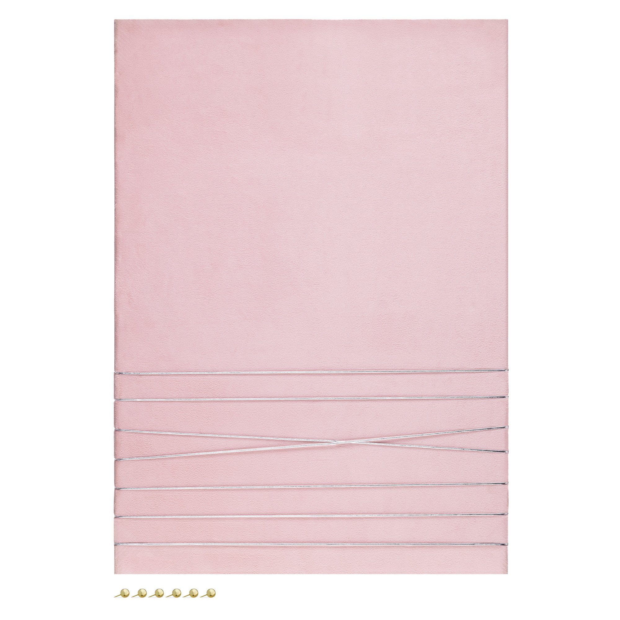 Navaris Memoboard Pinnwand Collage Fotowand aus Samt - 70x50cm - inkl. Stec günstig online kaufen