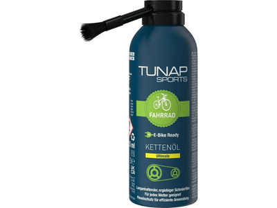 Tunap Sports Fahrradrahmen TUNAP SPORTS Kettenöl Ultimate mit Bürste 125ml, Für jedes Wetter geeignet I Punktgenaue Anwendung