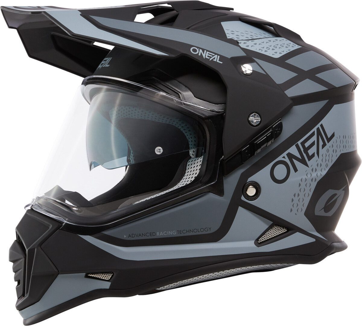 O’NEAL Motocrosshelm Sierra R Motocross Helm, vorbereitet für Kommunikationssystem,integriertes Sonnenvisier