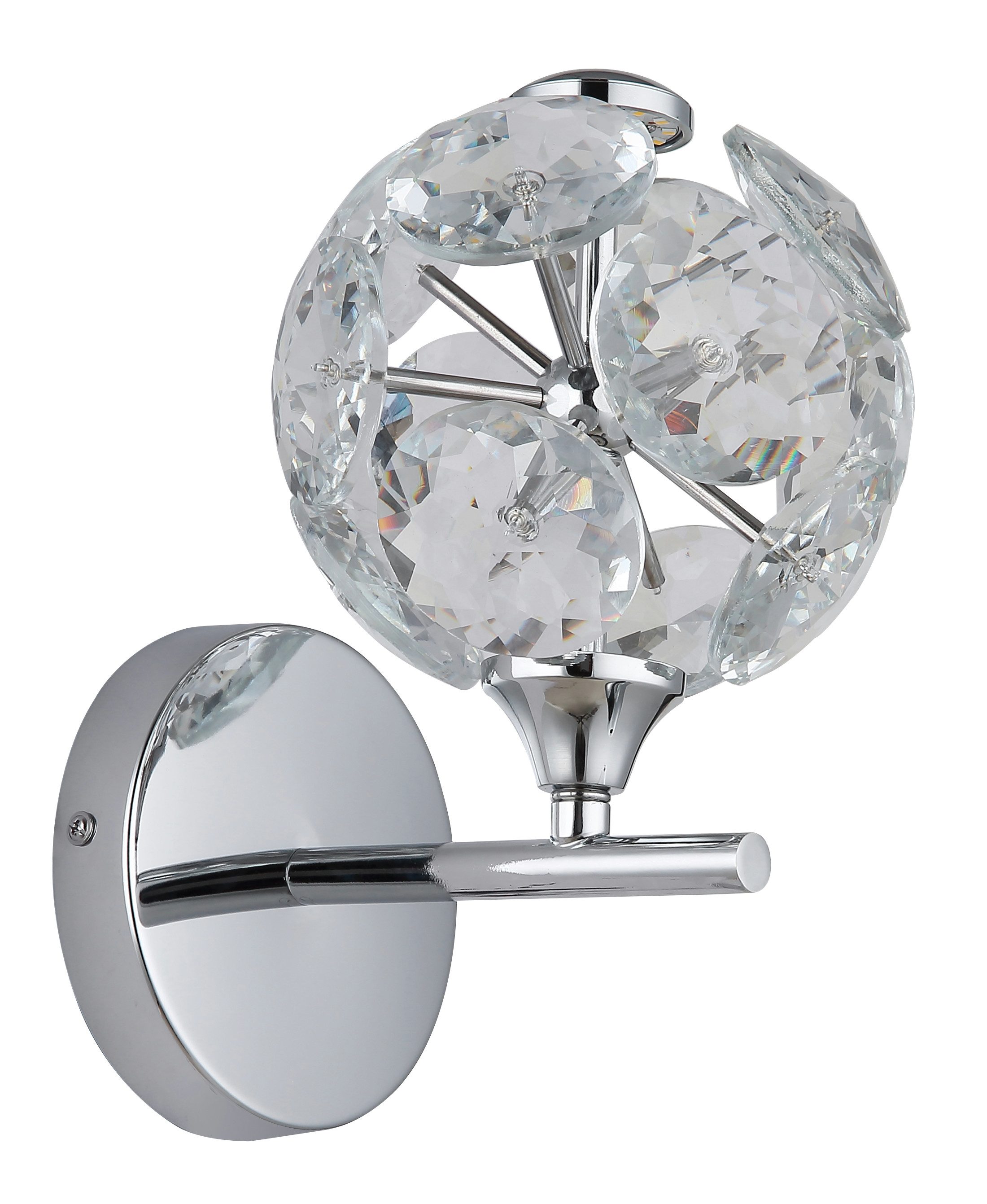 GLOBO LIGHTING Wandleuchte VIRINA, LED fest integriert, Warmweiß, Wandlampe Wand Wohnzimmer Flur Wandbeleuchtung