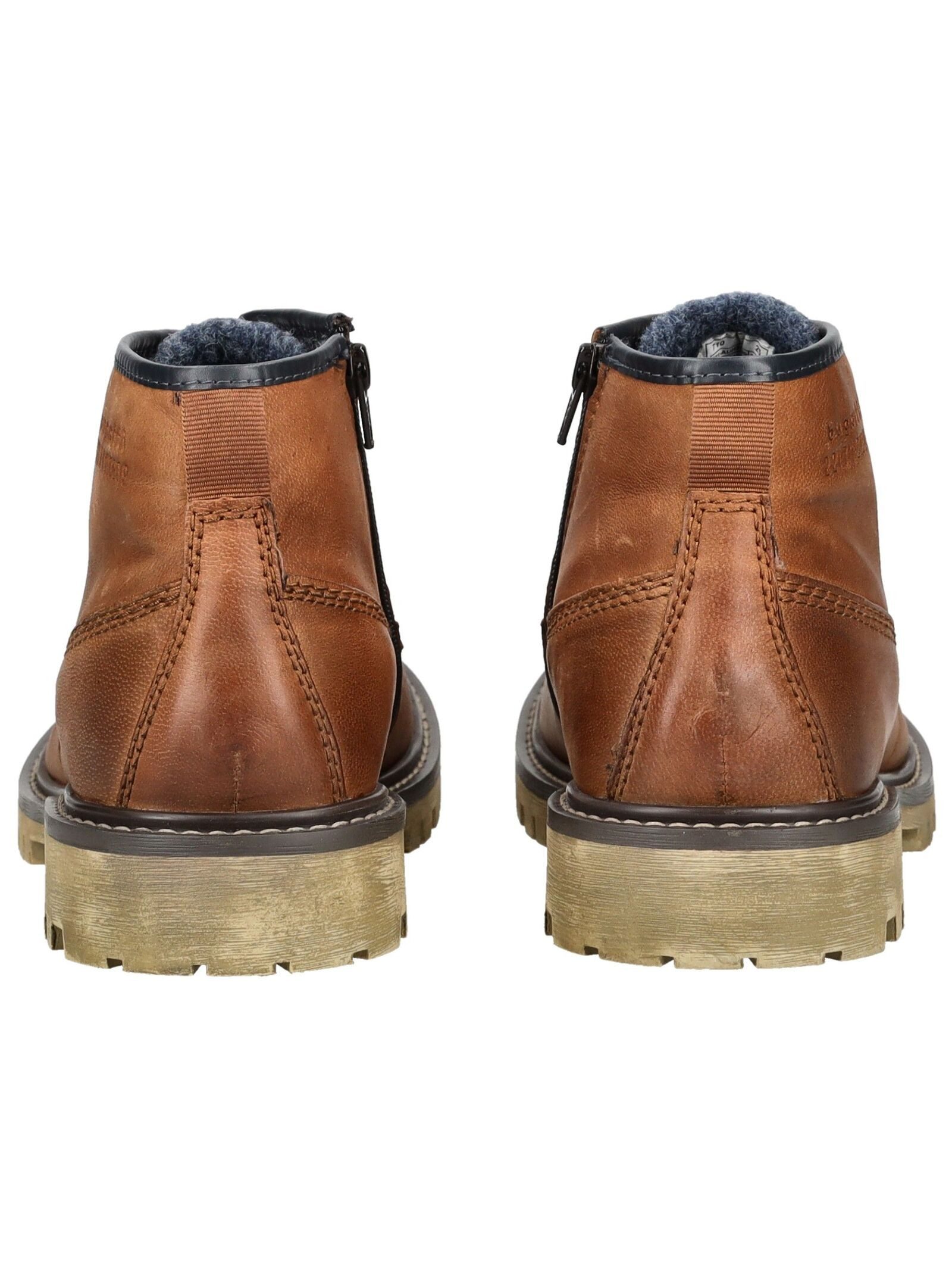 bugatti bugatti Stiefelette Leder Schnürstiefelette