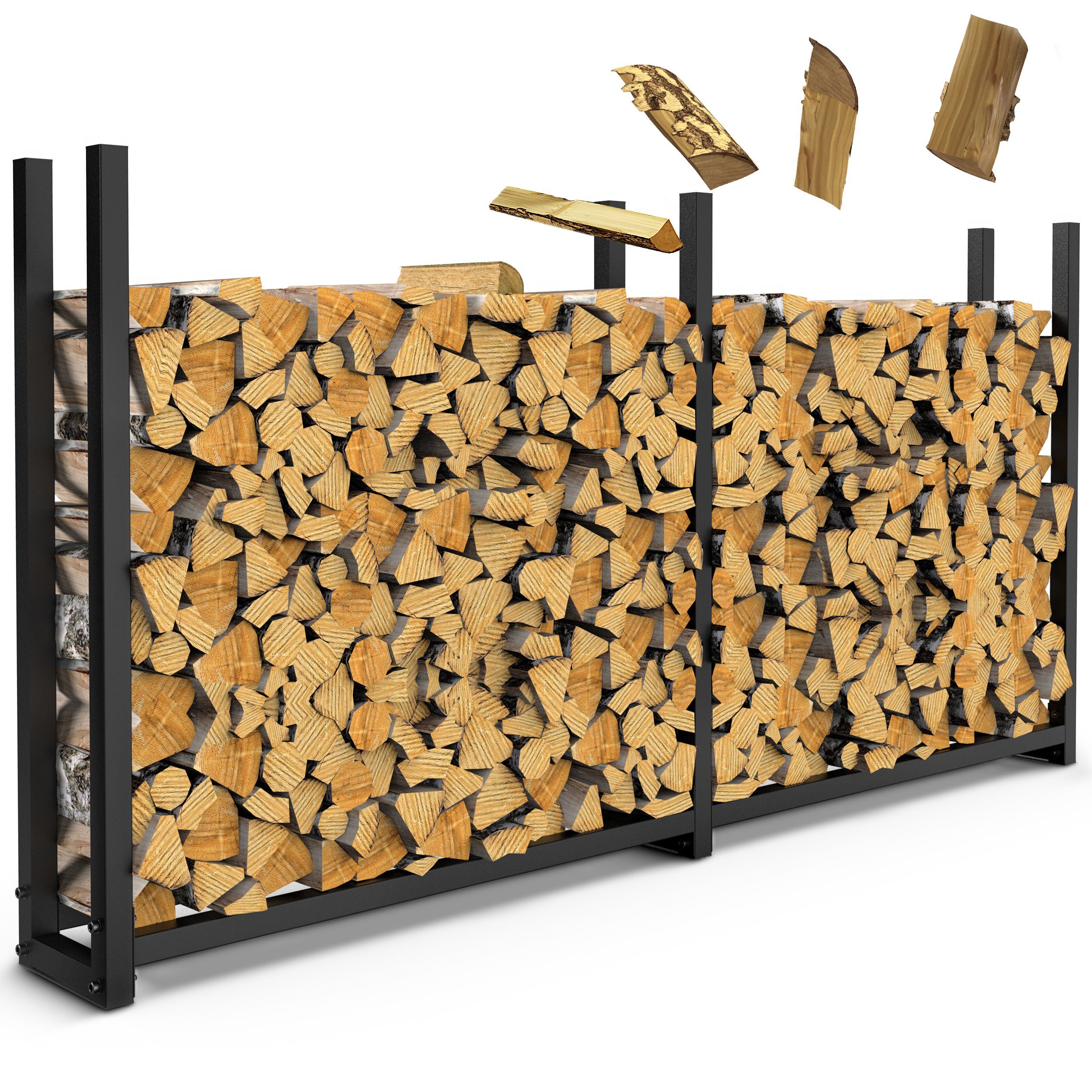 LAWA Living and Lifestyle Kaminholzregal außen mit Abdeckung Stapelhilfe ve günstig online kaufen