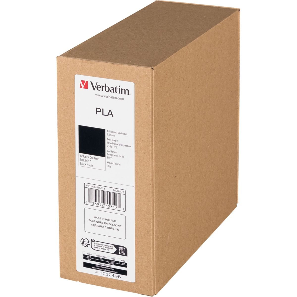 Verbatim Filament 3D Printer Filament PLA 1,75 mm 1 kg