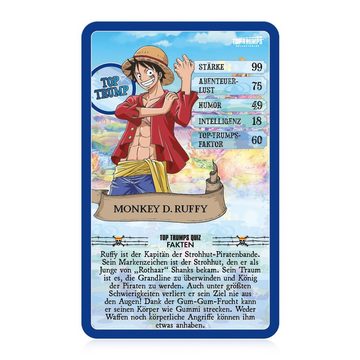 Winning Moves Spiel, Quartett Top Trumps Collectables - One Piece