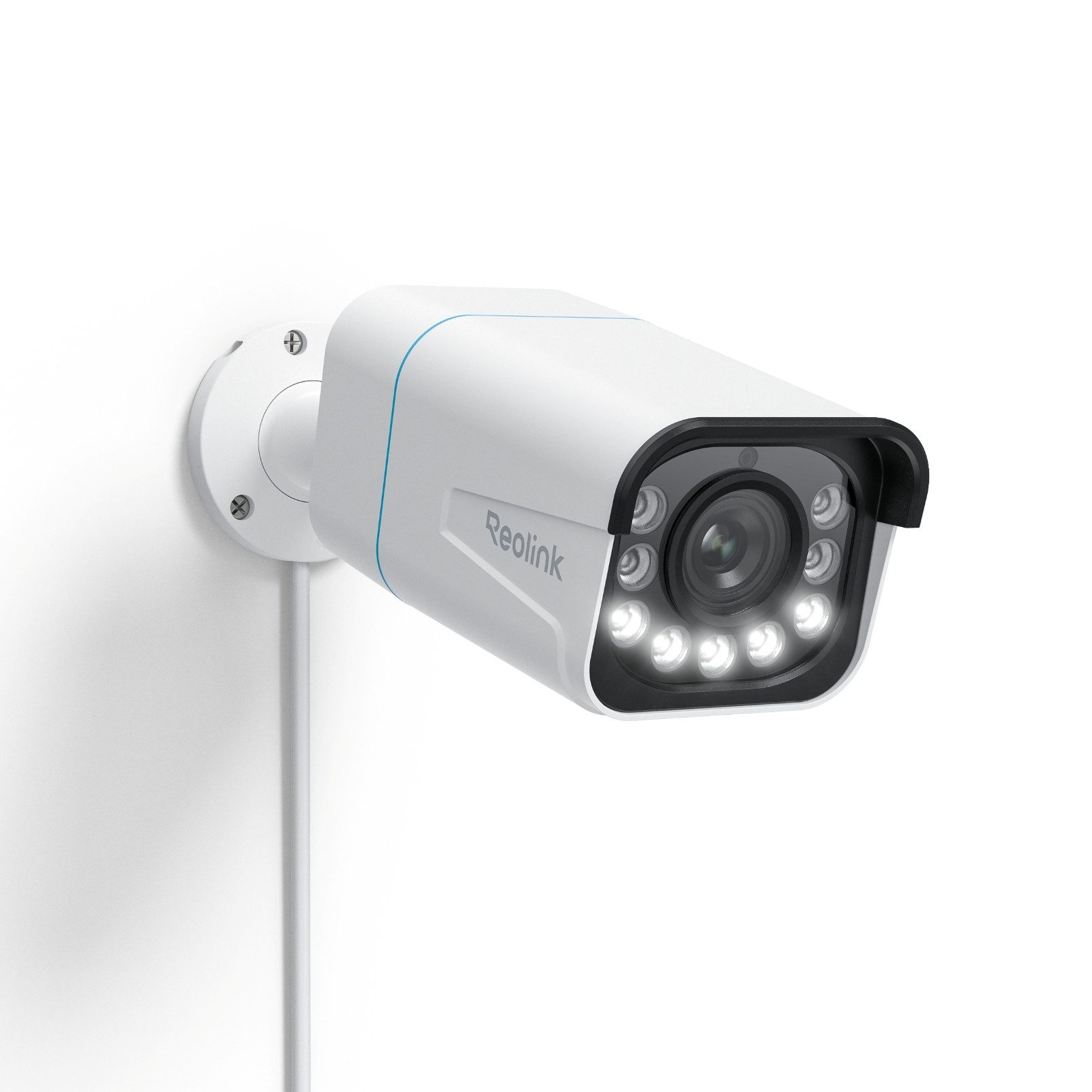 Reolink Überwachungskamera 811A 8MP PoE (Außenbereich, Human-/Autoerkennung, Farbige Nachtsicht, 4K, 2-Wege-Audio, 5X Zoom)