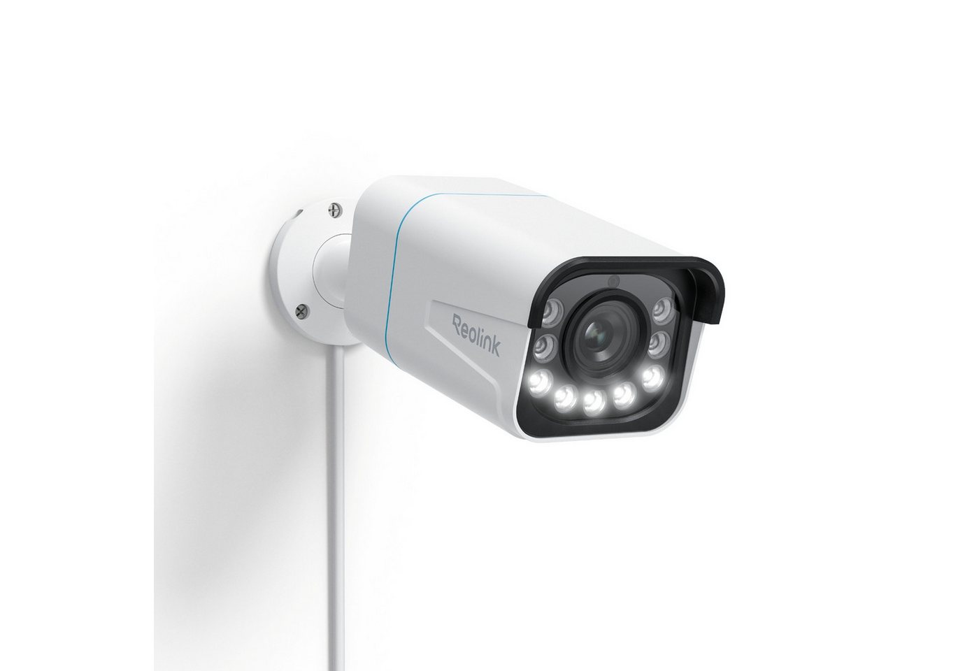 Reolink Überwachungskamera 811A 8MP PoE (Außenbereich, Human-/Autoerkennung, Farbige Nachtsicht, 4K, 2-Wege-Audio, 5X Zoom)