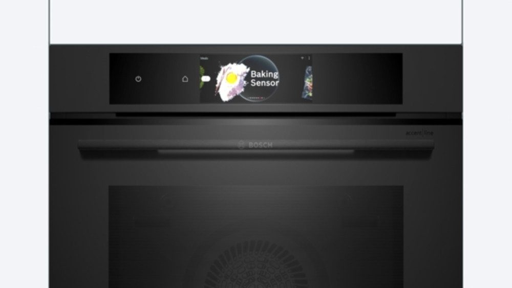BOSCH Einbaubackofen Serie 8 Serie 8, HBG978NM1, Einbau-Backofen, Matt Schwarz, 60 x 60 cm, EEK: A+, mit Teleskopauszug nachrüstbar, Pyrolyse-Selbstreinigung, Selbstreinigungs-Technik (Pyrolyse)