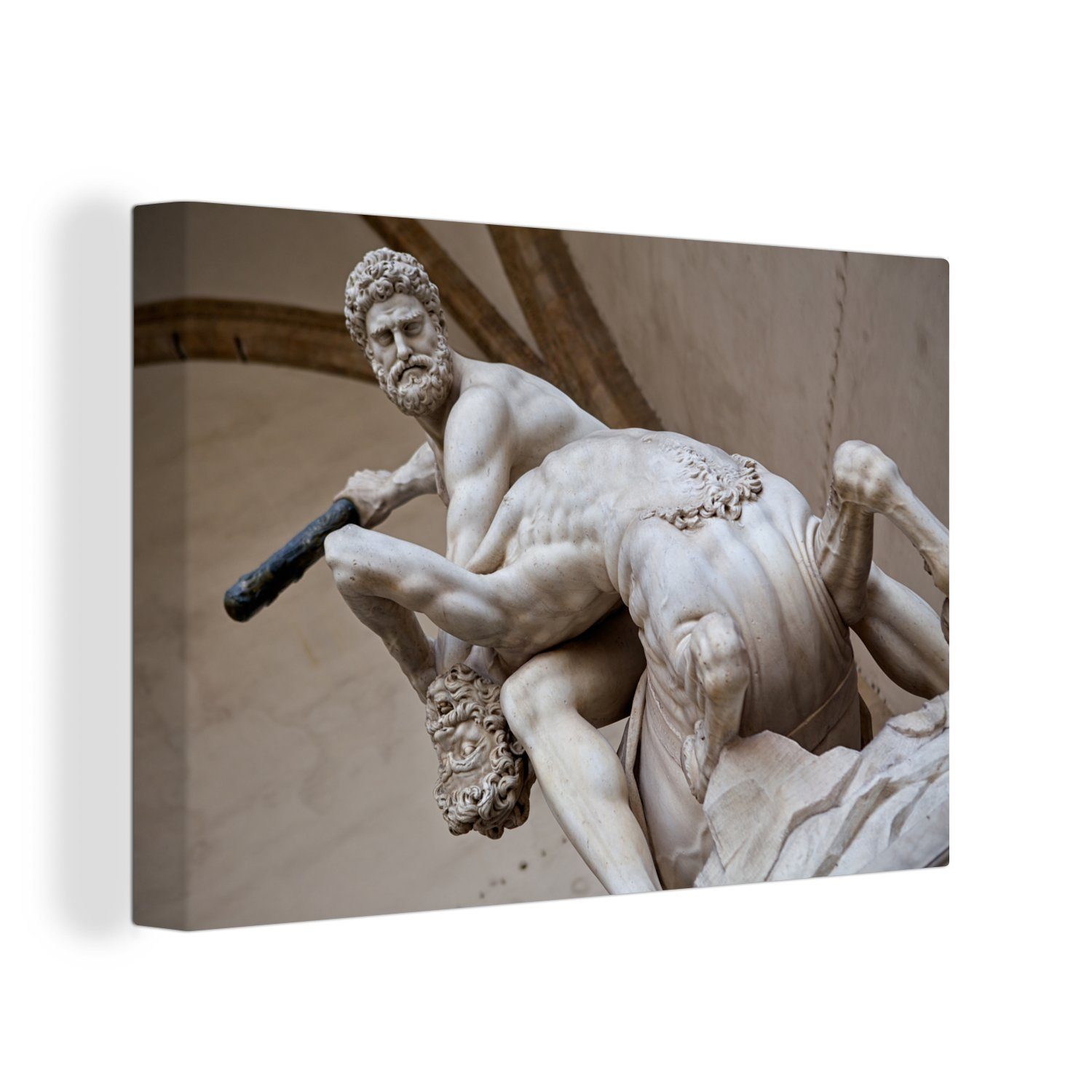 OneMillionCanvasses® Leinwandbild Ein Bild des 30x20 Wanddeko, Wandbild Aufhängefertig, cm Italien, in Herkules (1 Leinwandbilder, St)
