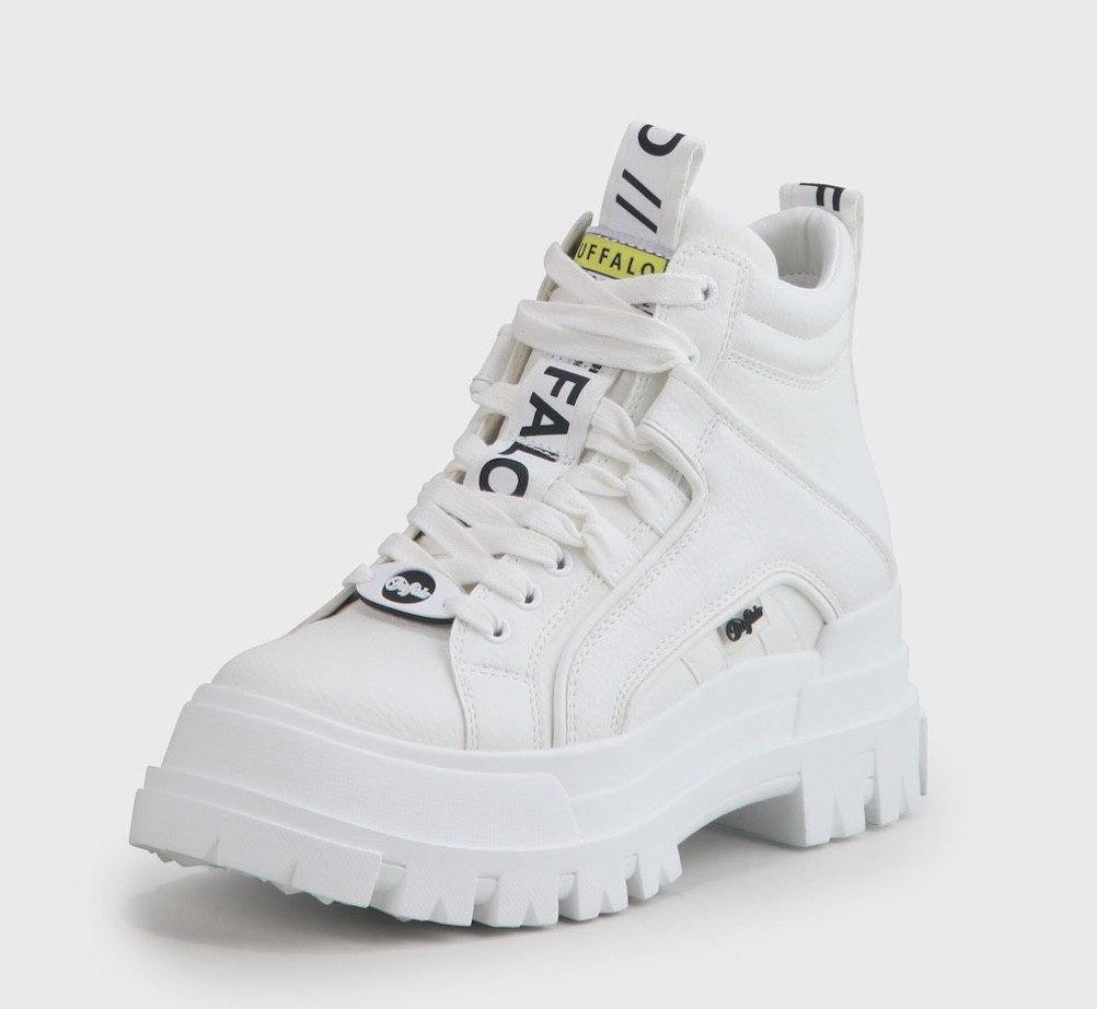 Buffalo ASPHA NC MID Schnürboots Plateauboots, Schnürstiefelette, High Top günstig online kaufen