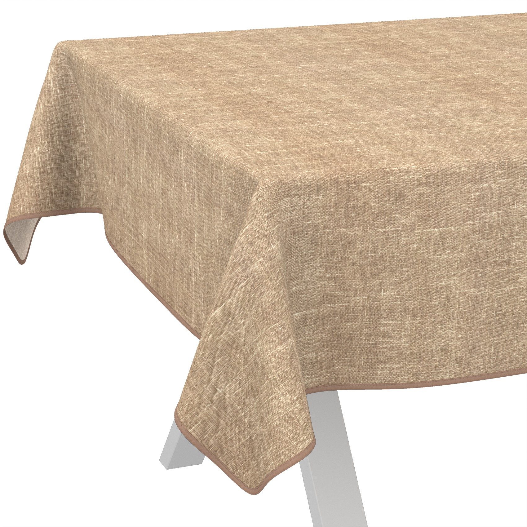 ANRO Tischdecke Alica Leinen Melliert Tischwäsche (Einzelstück 1-tlg), wass günstig online kaufen