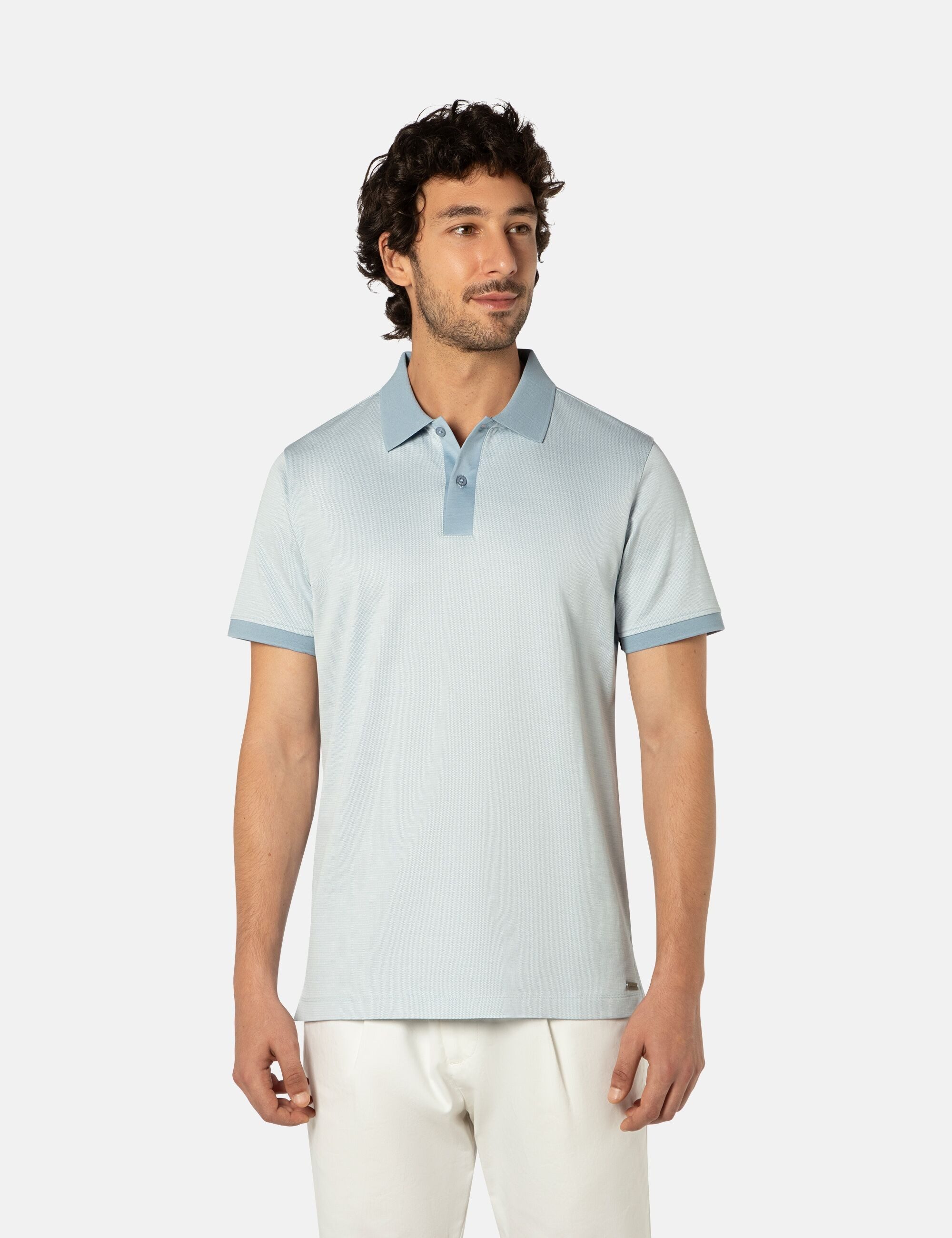 BENVENUTO. Poloshirt AURON (1-tlg) aus hochwertiger Baumwolle