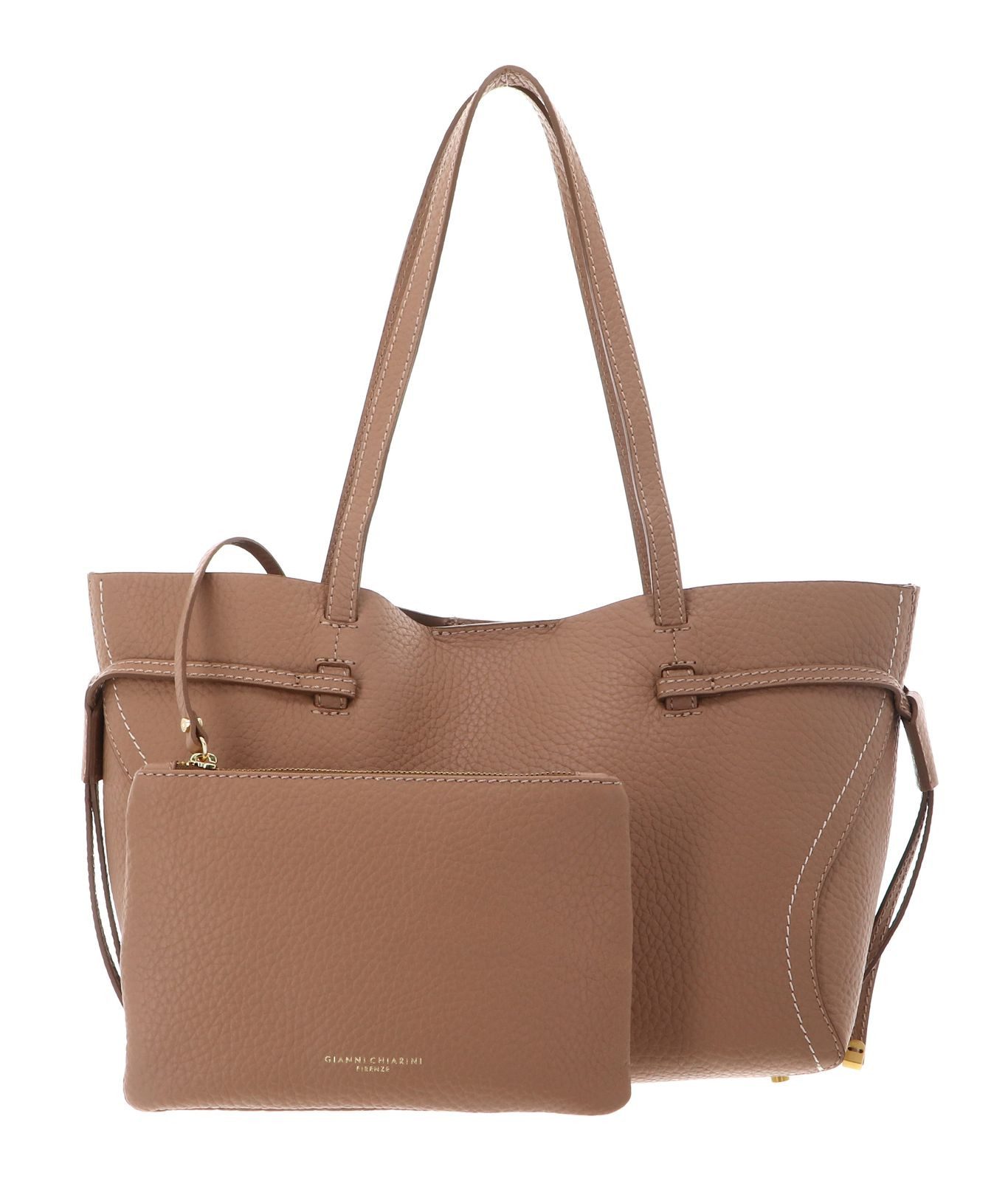 GIANNI CHIARINI Schultertasche Shoulder Bag (Set, 2-tlg), aus echtem Rindsleder