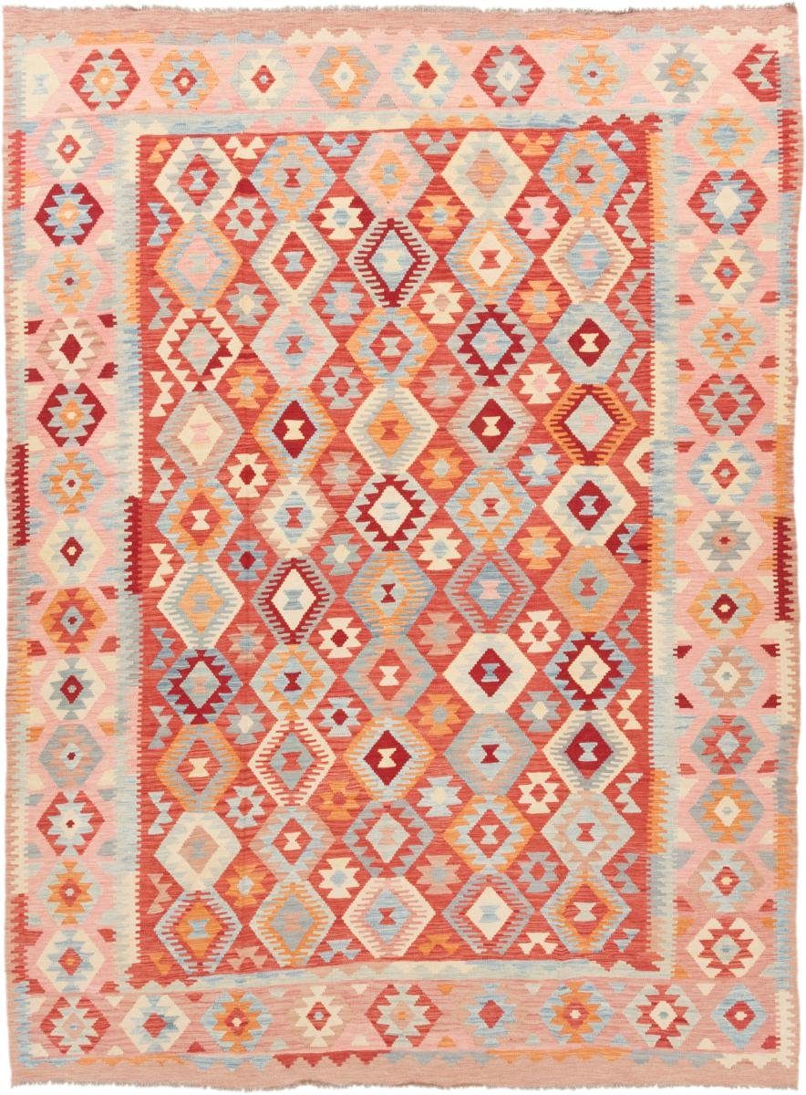 Orientteppich Kelim Afghan 271x353 Handgewebter Orientteppich, Nain Trading, rechteckig, Höhe: 3 mm