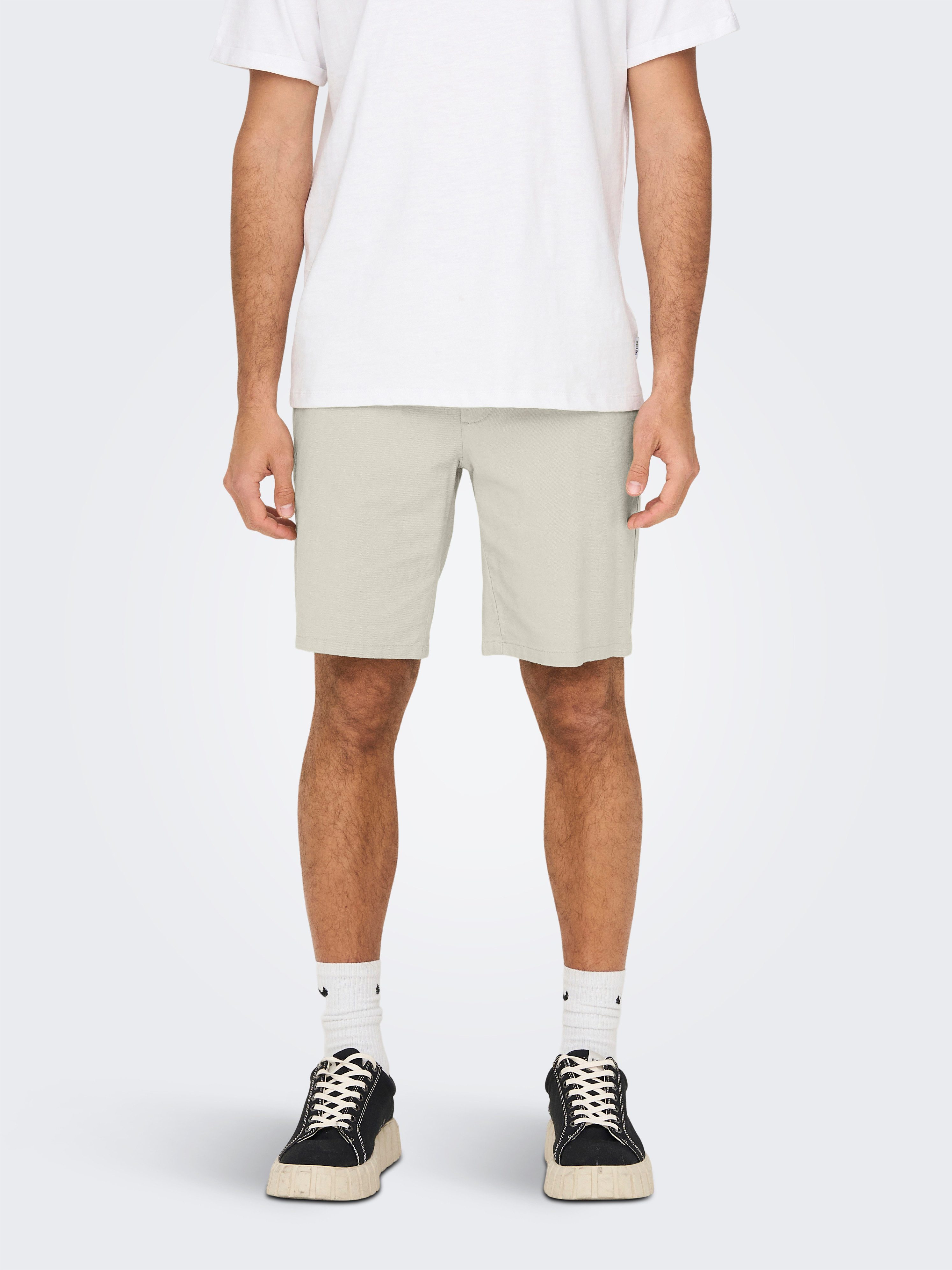 ONLY & SONS Chinoshorts ONSMARK 0011 COTTON LINEN SHORTS NOOS günstig online kaufen