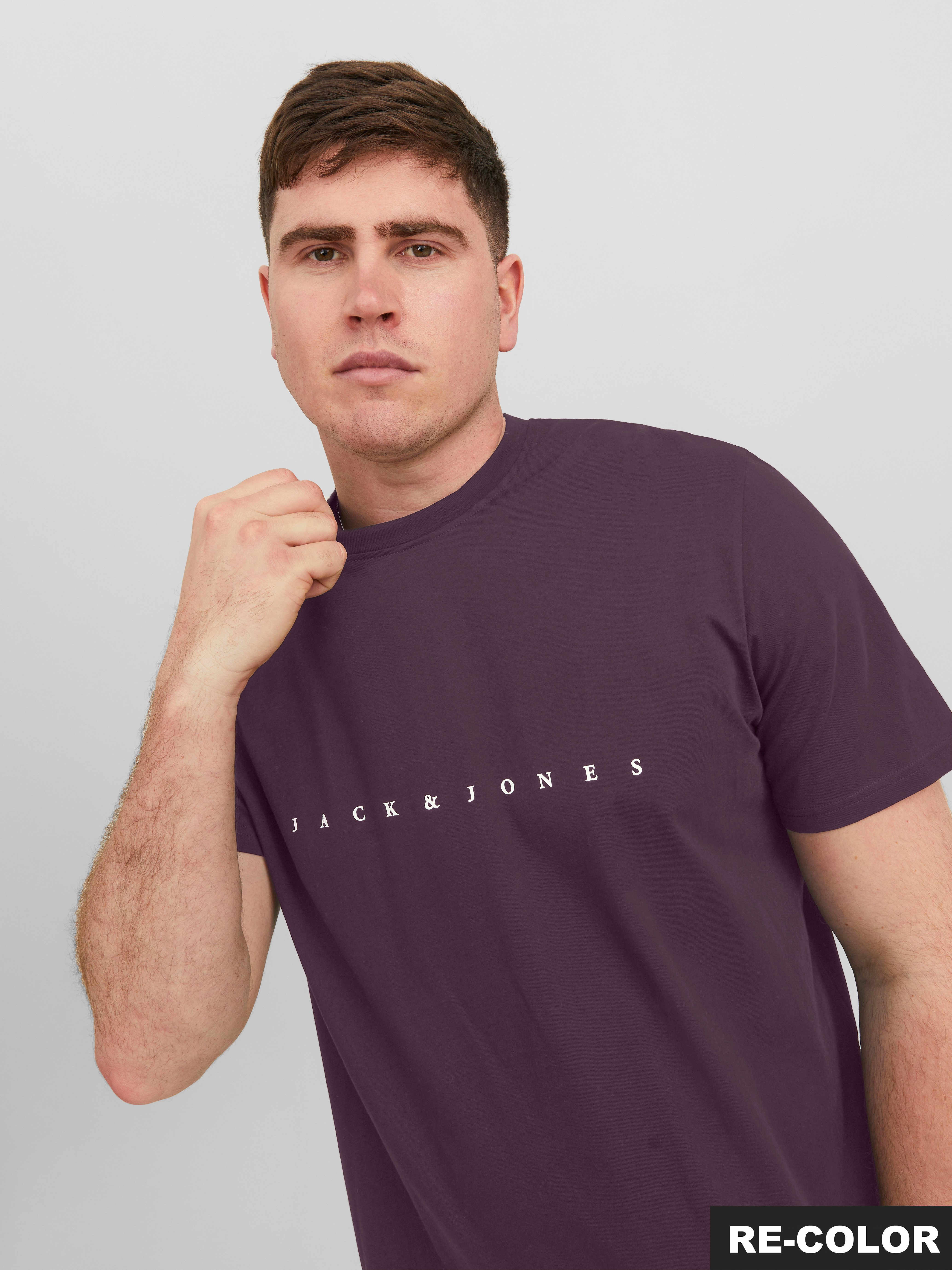 Jack & Jones PlusSize Rundhalsshirt JJESTAR günstig online kaufen