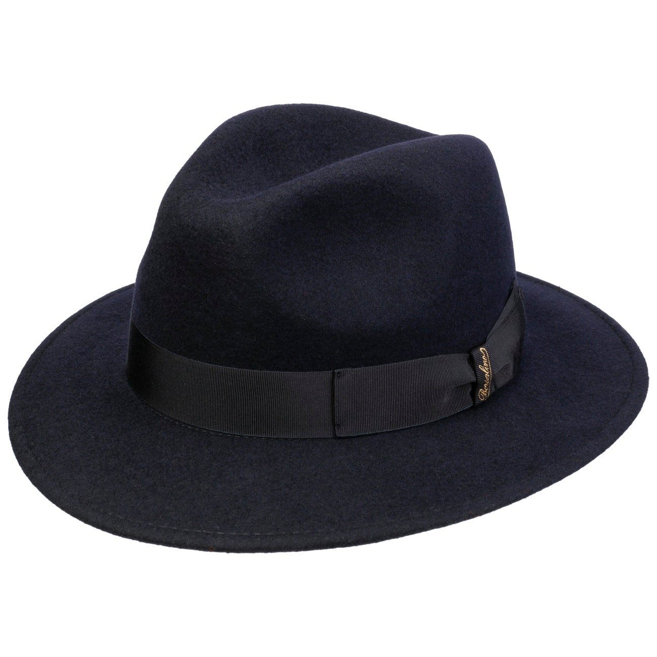 Borsalino Filzhut (1-St) Wollfilzhut mit Ripsband, Made in Italy