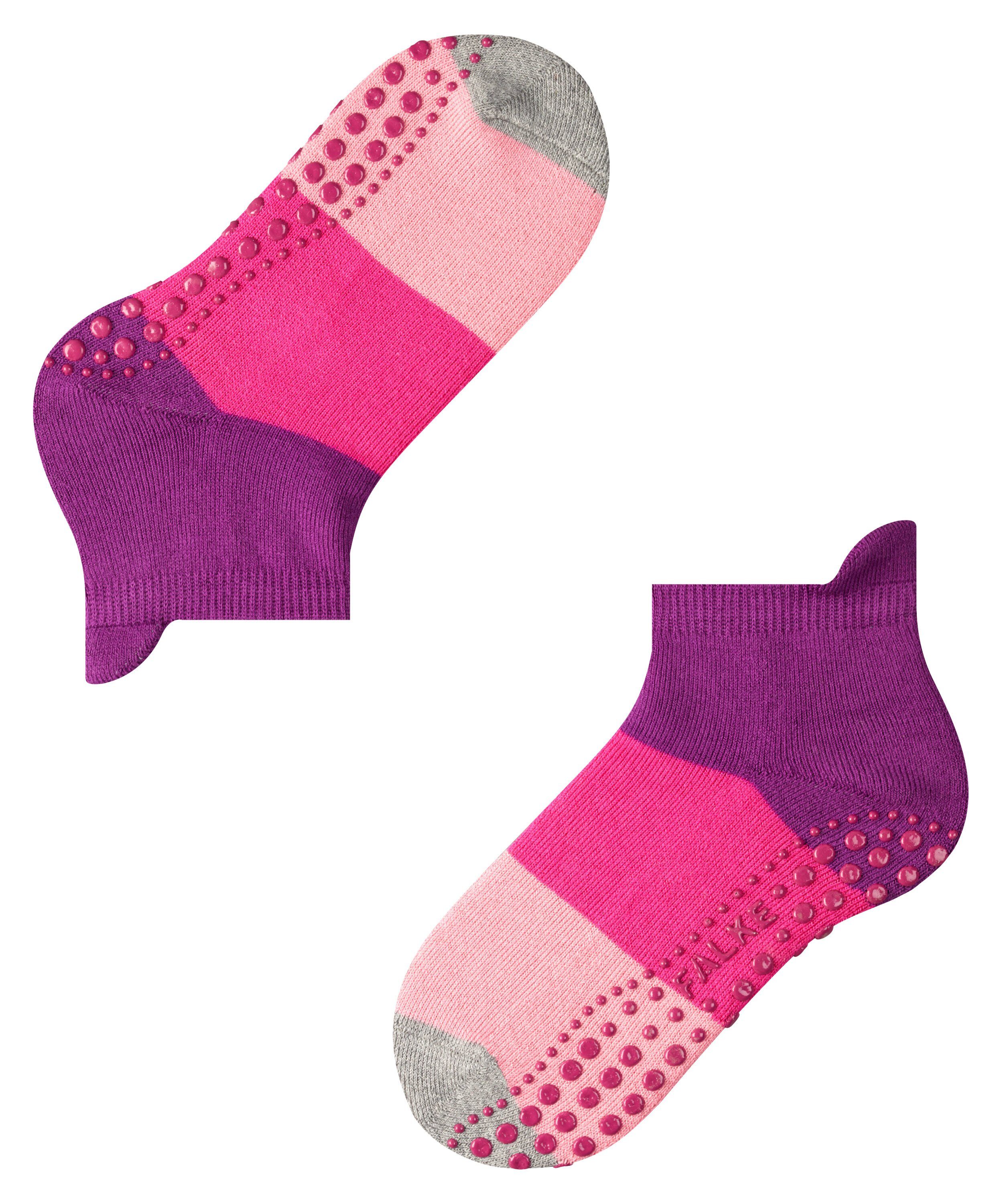 FALKE Haussocken Colour Block Haussocken (1-Paar) mit rutschhemmendem Noppendruck