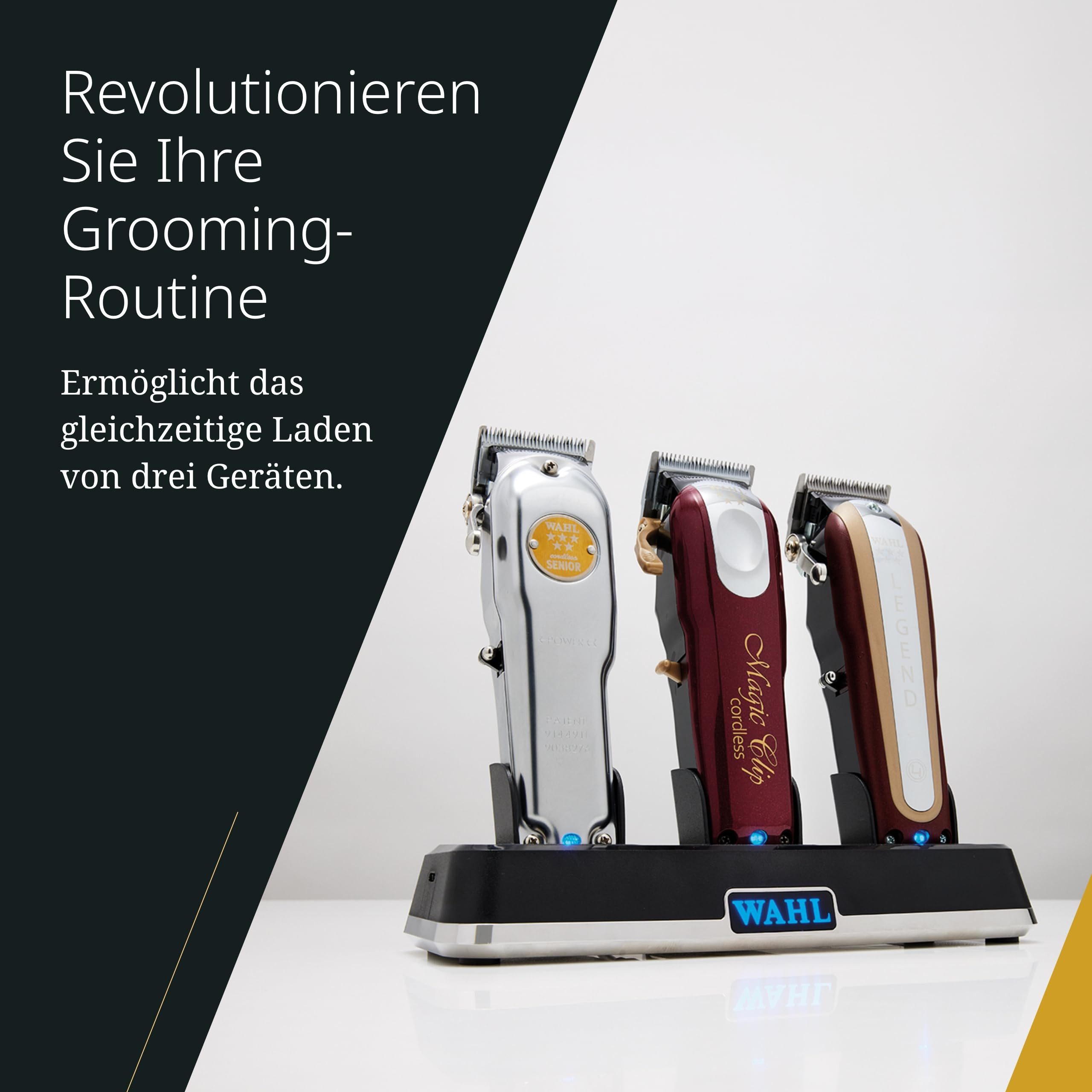 WAHL GmbH Wahl Power Station-USB-Ladegerät für Wahl-Werkzeuge und USB-C-Geräte Rasierer-Ladestation
