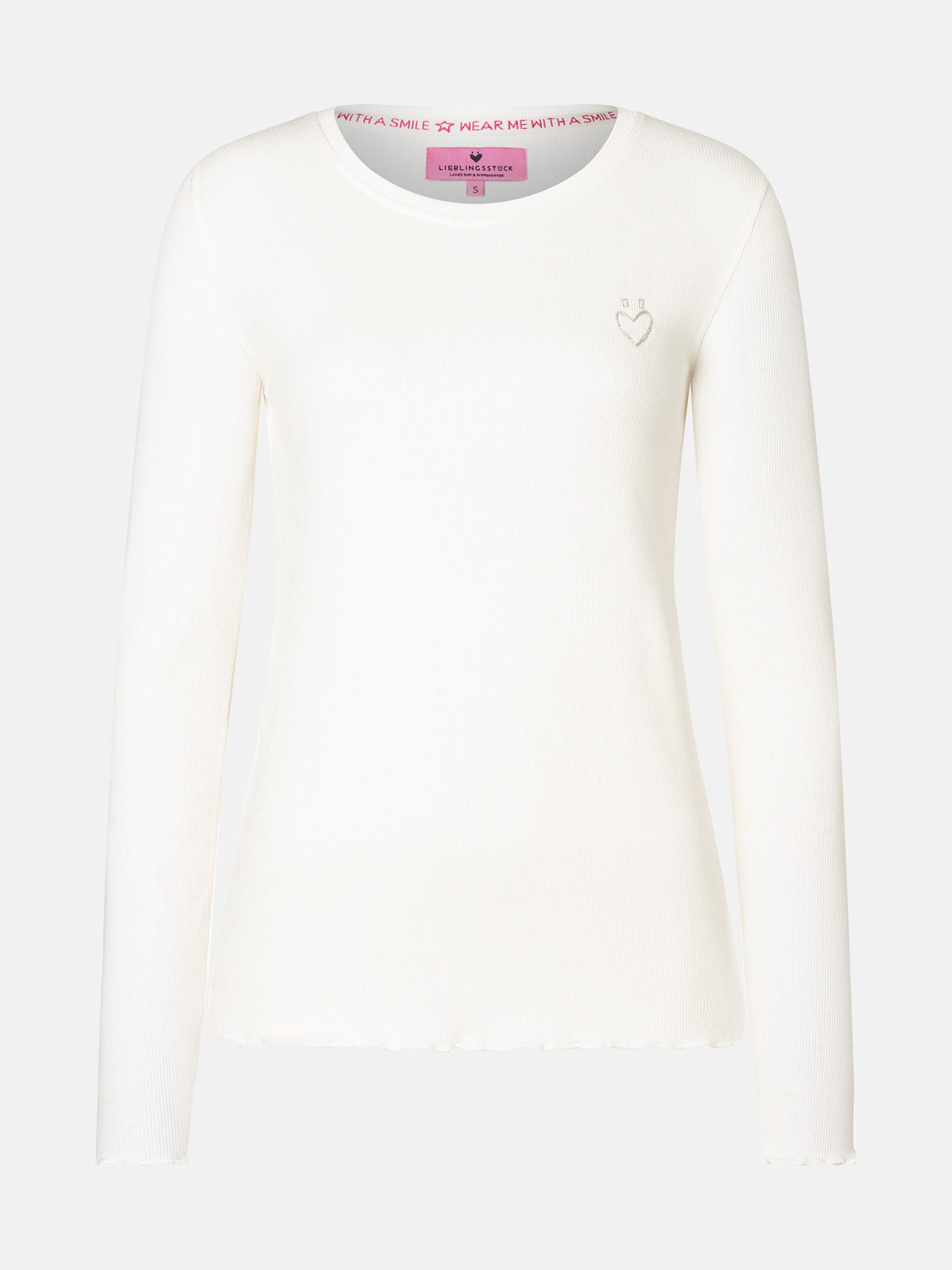 Lieblingsstück Langarmshirt KyraEP mit gewellten Saumabschlüssen – Bild 5 von 5