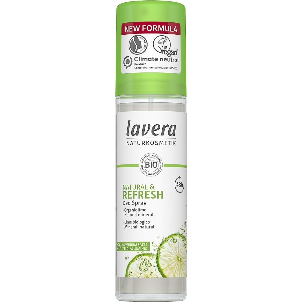 lavera Deo-Roller Refreshing deodorant spray with the smell of lime Refresh 75ml