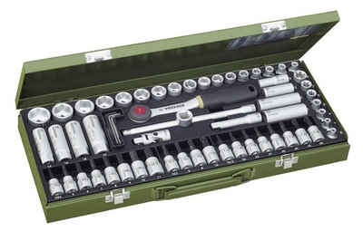 PROXXON INDUSTRIAL Werkzeugset PROXXON 23112 Super Kompaktsatz 65 teilig Antrieb 10mm (3/8), (65-St), inkl. Aufbewahrungskoffer