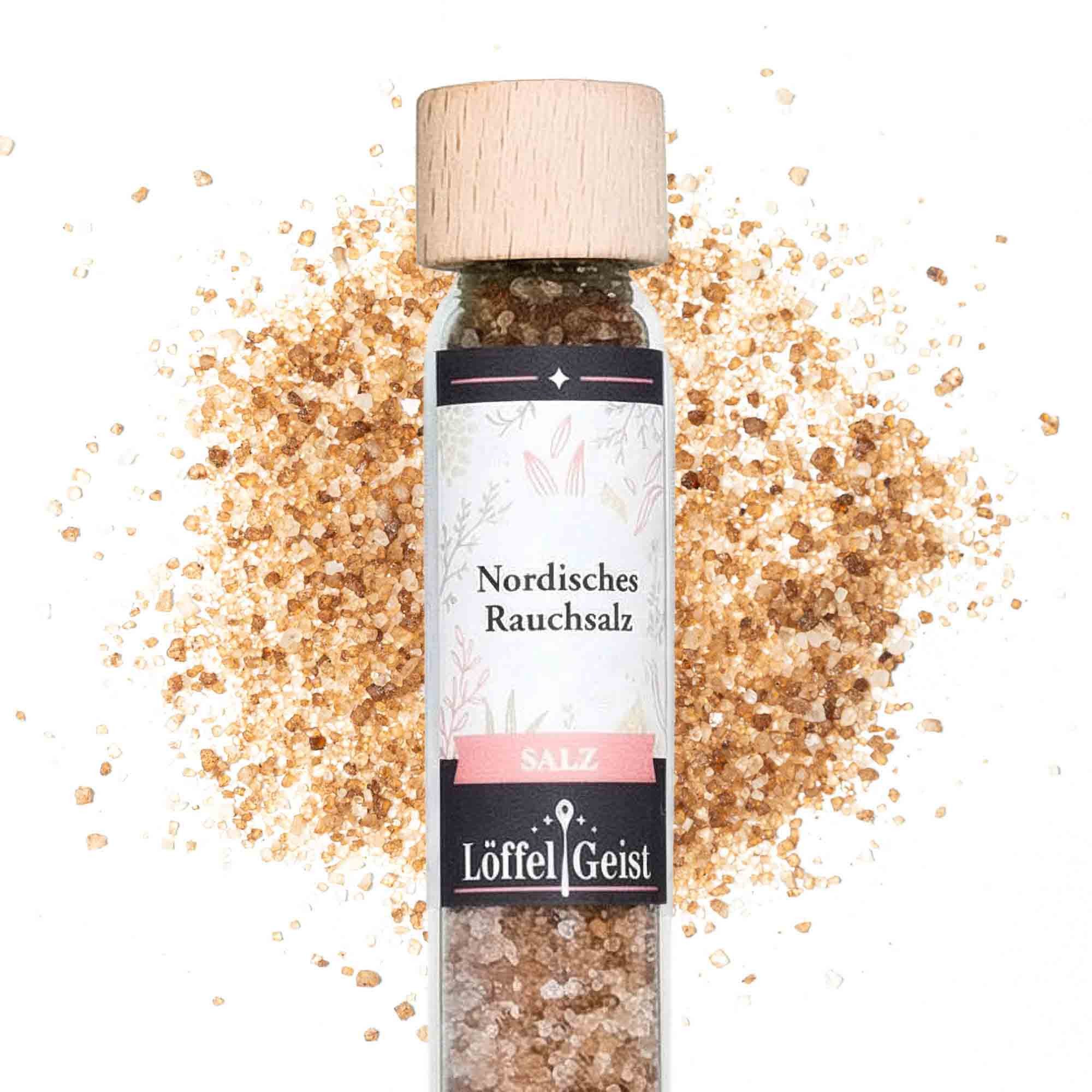 Löffelgeist Gewürz Nordisches Rauchsalz(63g im praktischen Dosierglas)