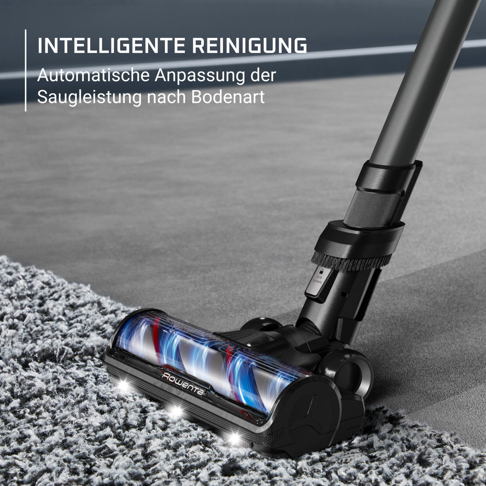 Rowenta Akku-Hand-und Stielstaubsauger X-Force Flex 14.80 RH9B36, beutellos, 240 AW, Smart Control Display, 90 Min. Autonomie, Flex-Technologie