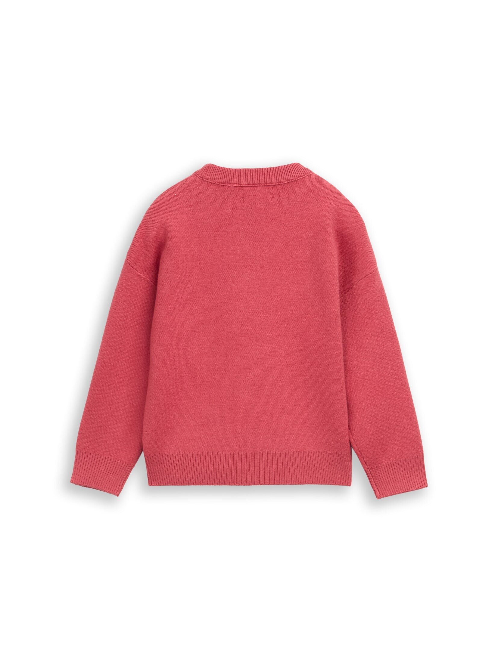 TOM TAILOR Strickpullover Pullover & Strickjacken Oversize Strickpullover mit Print