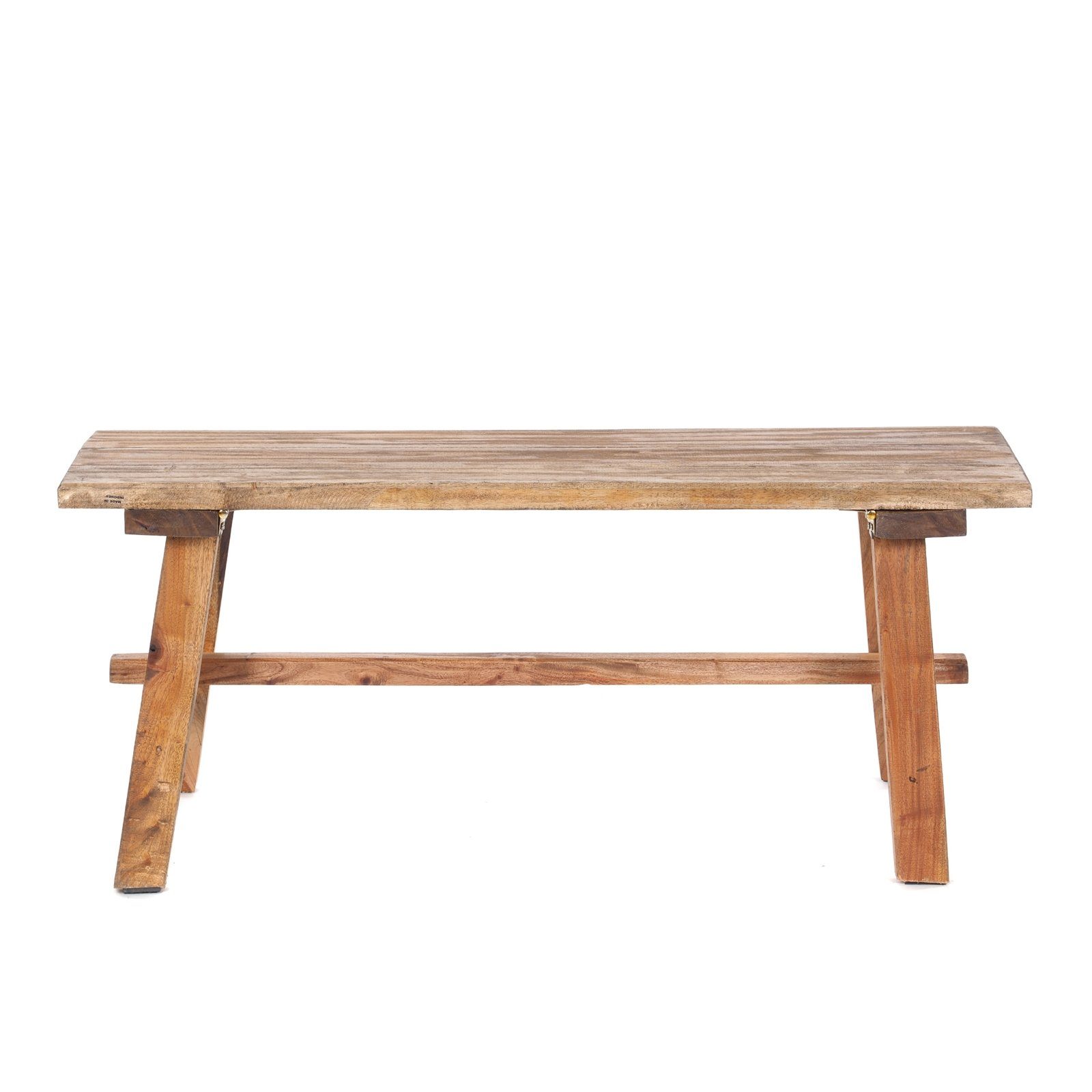 cm DELIGHTS HOLZBANK "ANZIO", Farbe: DESIGN natur-vintage Faltbank, 01 (HxBxT), 90x39x26 Sitzbank Mahagoni,