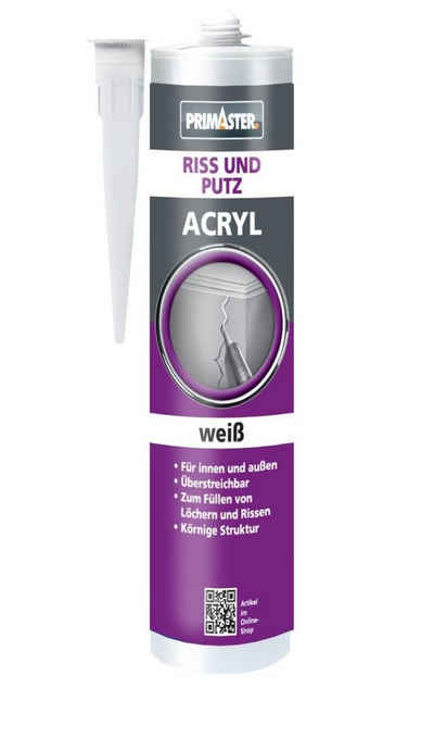 Primaster Silikon Primaster Riss und Putz-Acryl weiß 310 ml