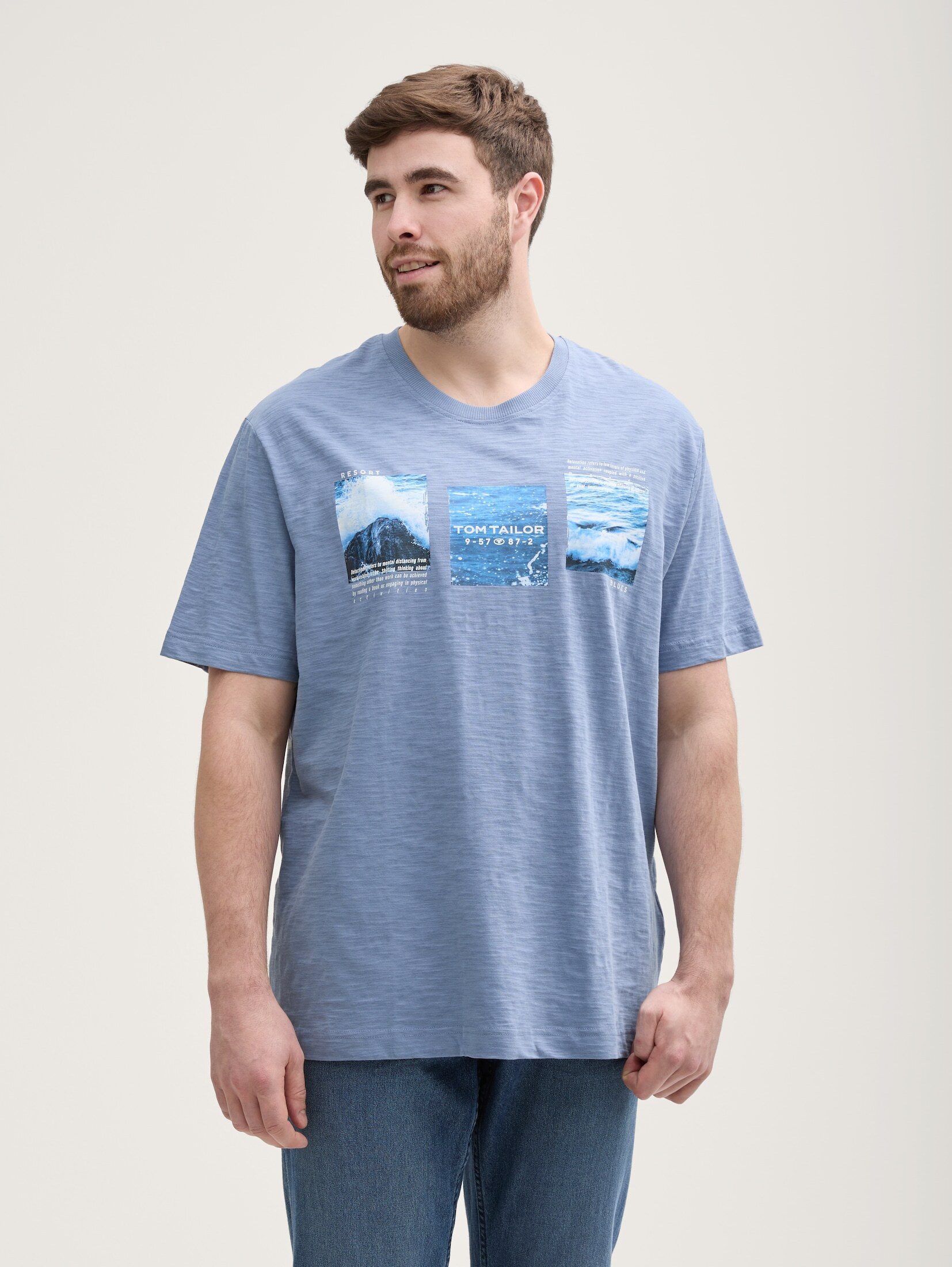 TOM TAILOR PLUS T-Shirt T-Shirt Plus Size - T-Shirt mit Foto-Print