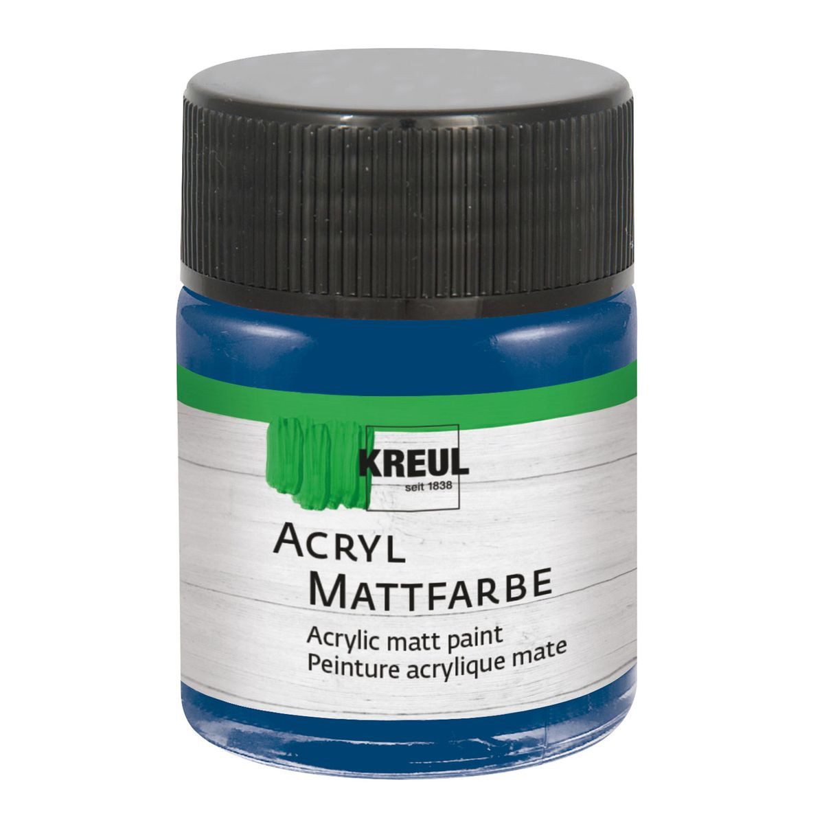 C. KREUL Acrylfarbe KREUL Acryl Mattfarbe dunkelblau 50ml Glas