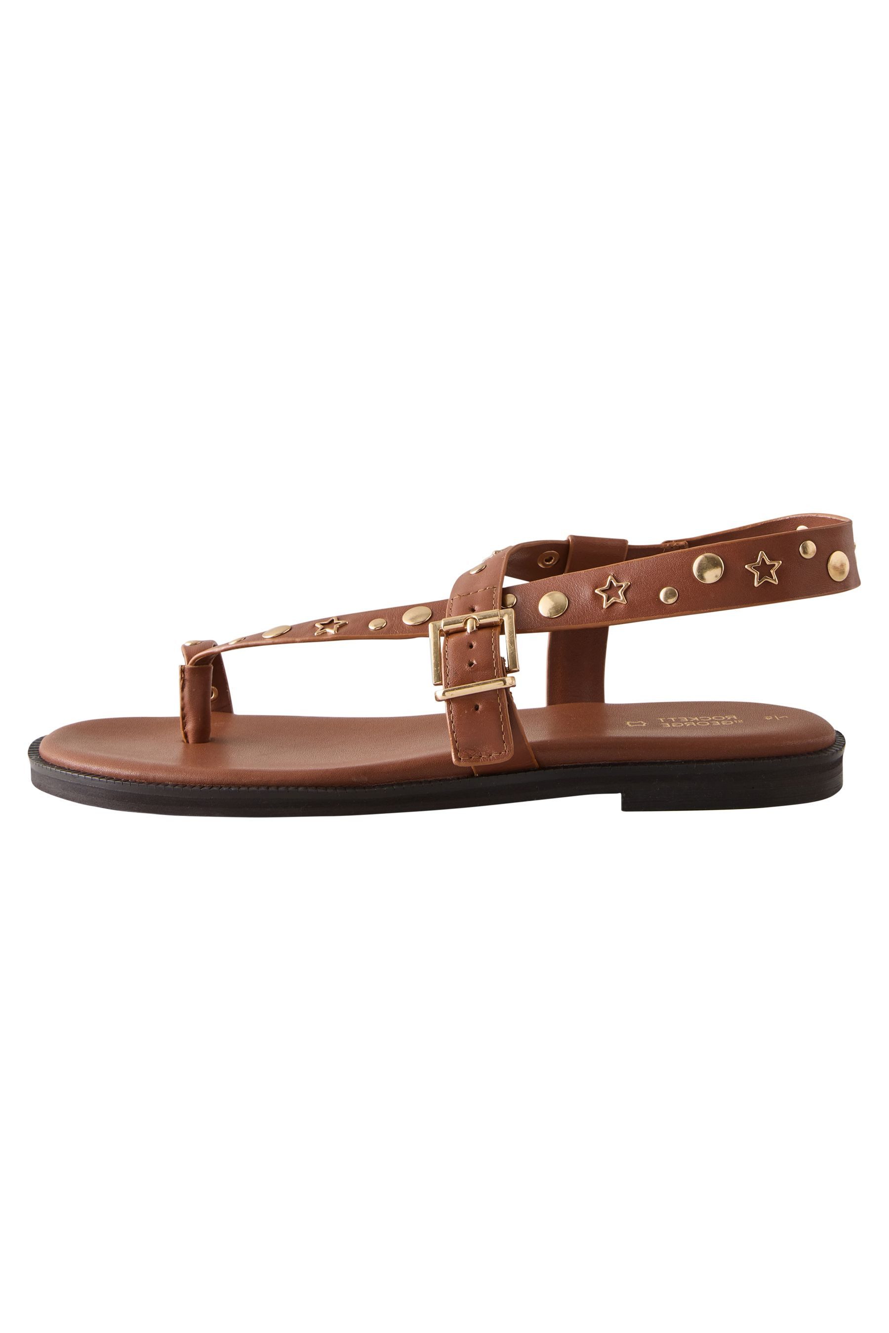 Rockett St George Rockett St George Leder-Sandalen mit Nietendetails Sandale (1-tlg)