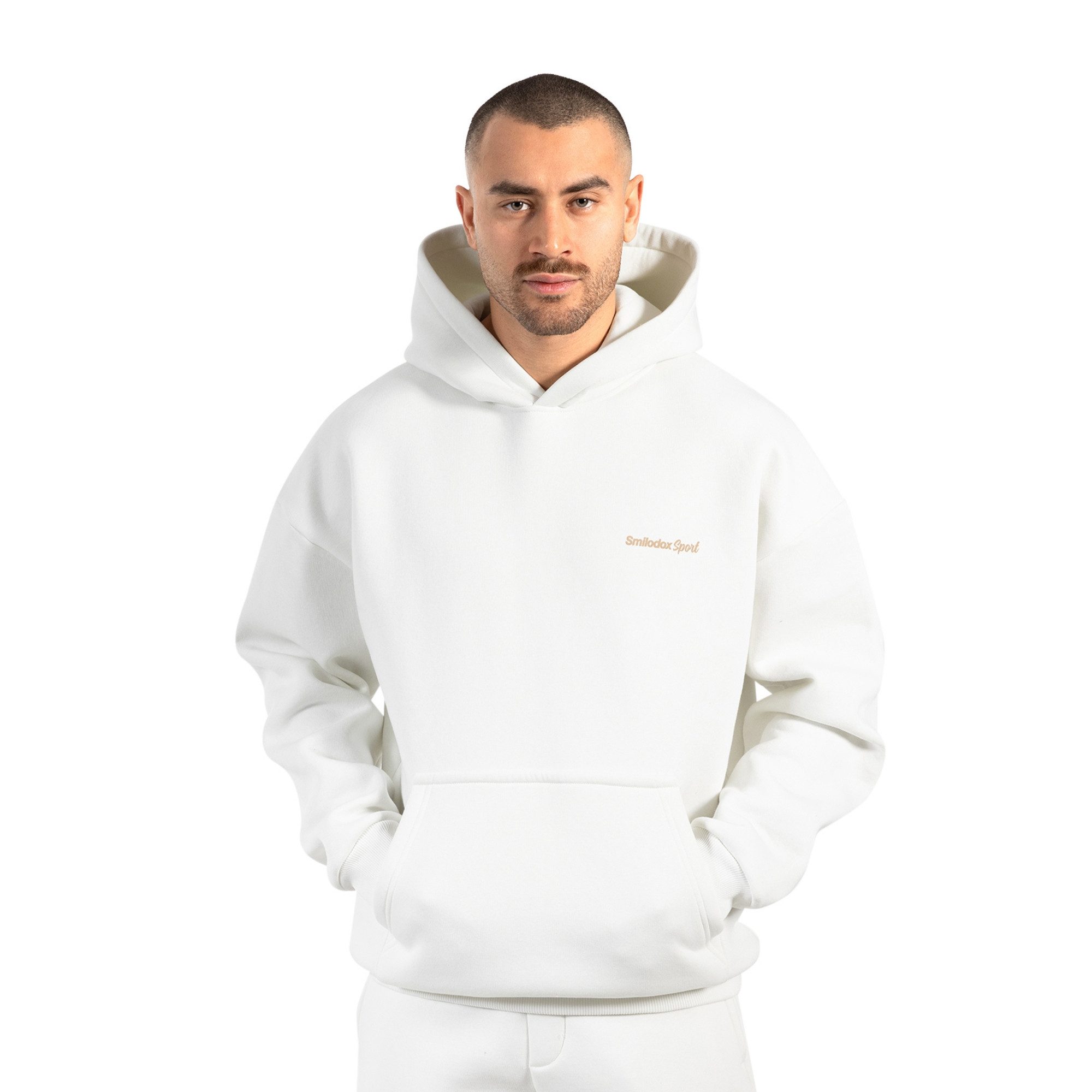 Smilodox Hoodie Tamio, Regular Fit Kapuzenpullover mit Prints auf Brust & R günstig online kaufen