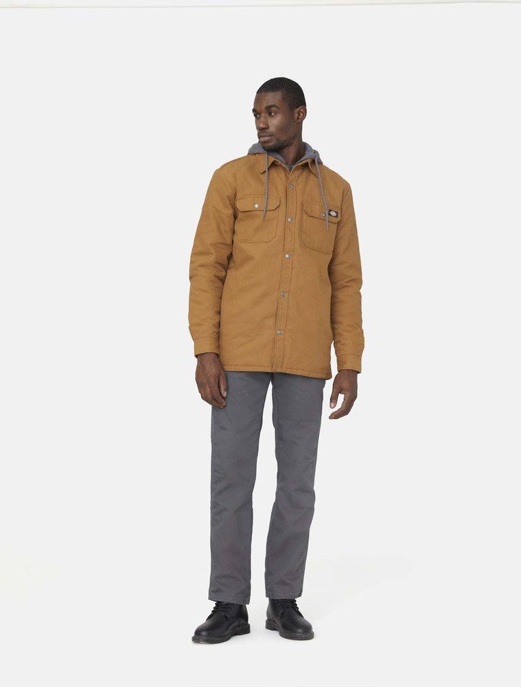 Dickies Kurzjacke Fleece Hooded Duck Shirt Jack Relaxed