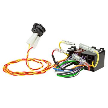 tomzz Audio Radio-Adapterkabel ISO-ISO Strom + Lautsprecher mit EIN-AUS Schalter z KFZ-Adapter