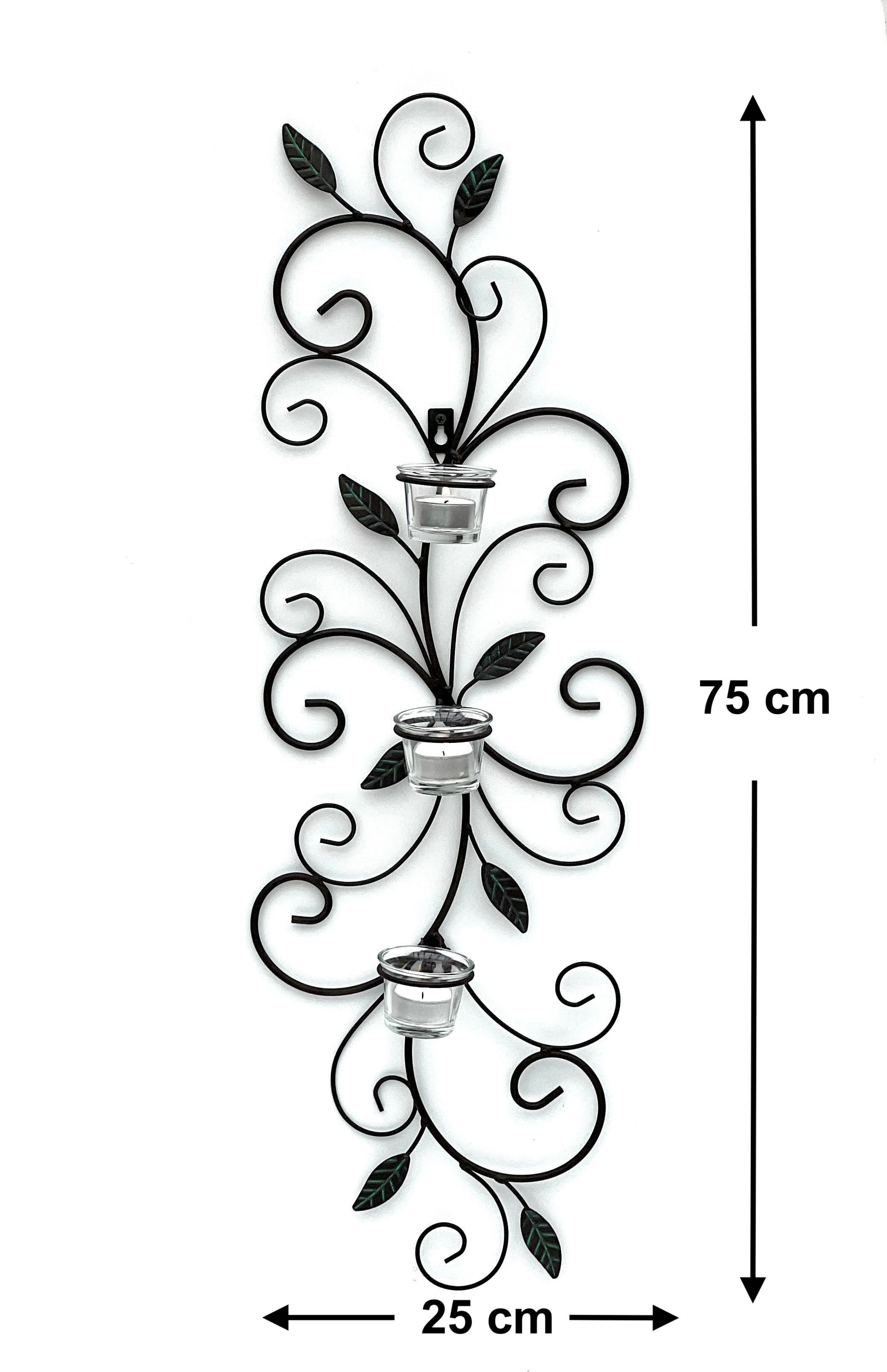 DanDiBo Teelichthalter Metall Wand 131001 Wandteelichthalter günstig online kaufen