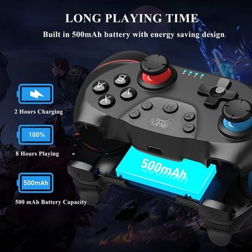 Welikera Kabelloses Gamepad für switch/lite/OLed mit Vibration bluetooth Switch-Controller