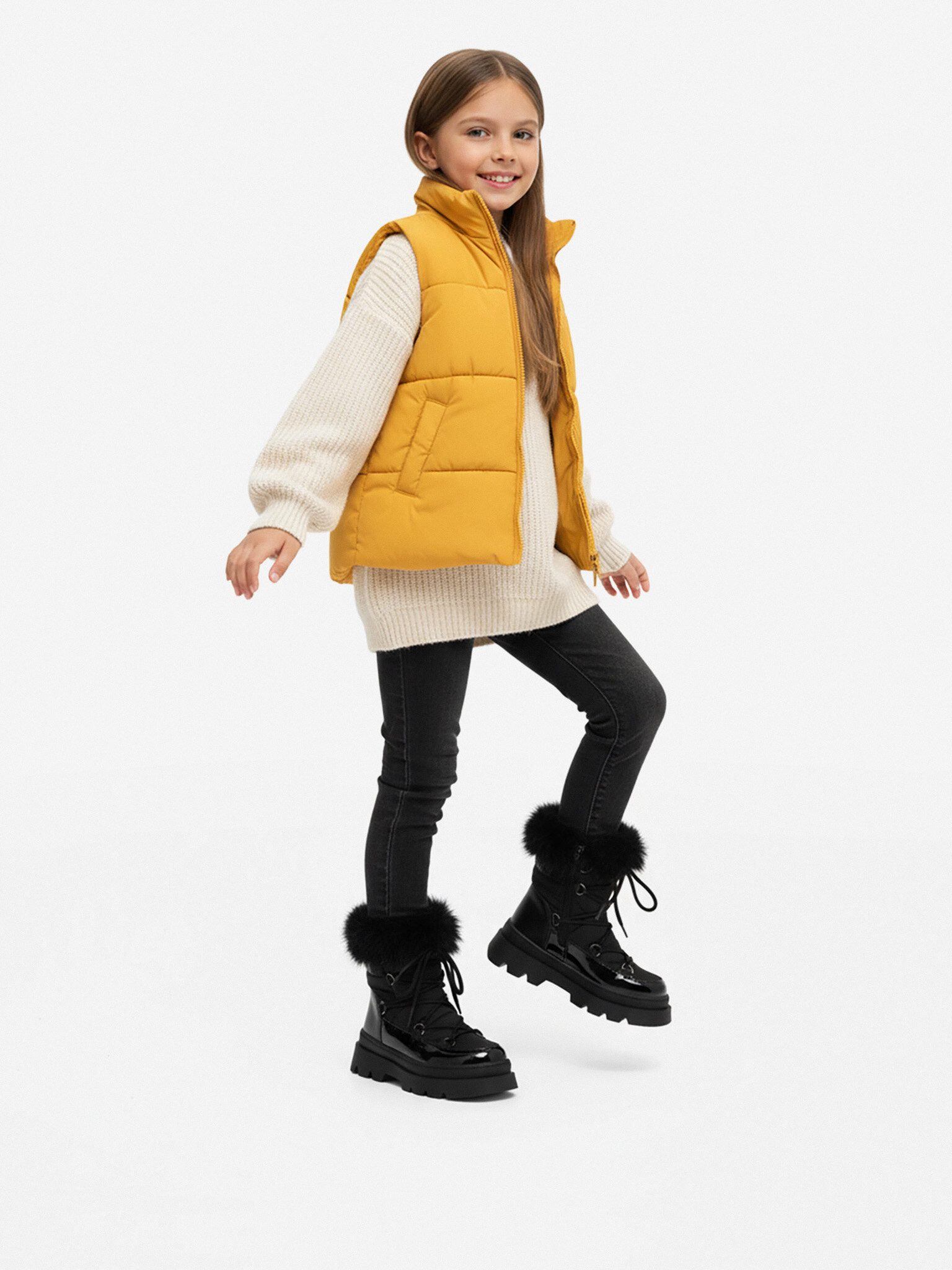 DeeZee Deezee Schneestiefel Mädchen Schwarz CEO-CS6172-06 Snowboots