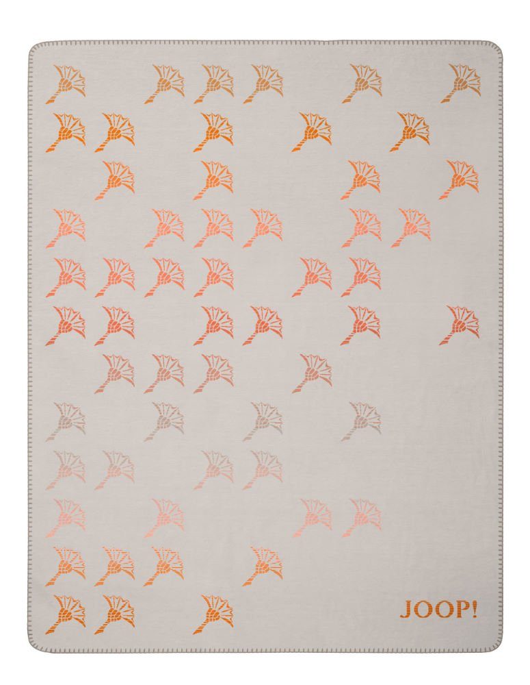 Wohndecke JOOP! Wohndecke "Faded Cornflower", Joop!, Made in Germany sand