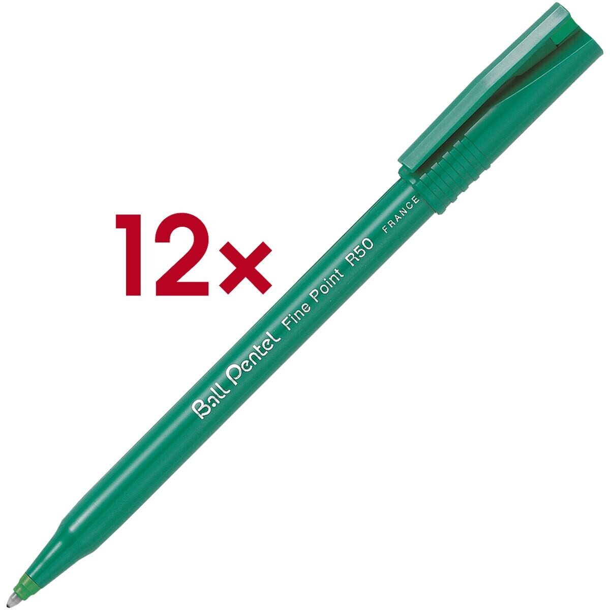 PENTEL Tintenroller Fine Point R50, Strichstärke 0,4 mm (S), schnell trocknend