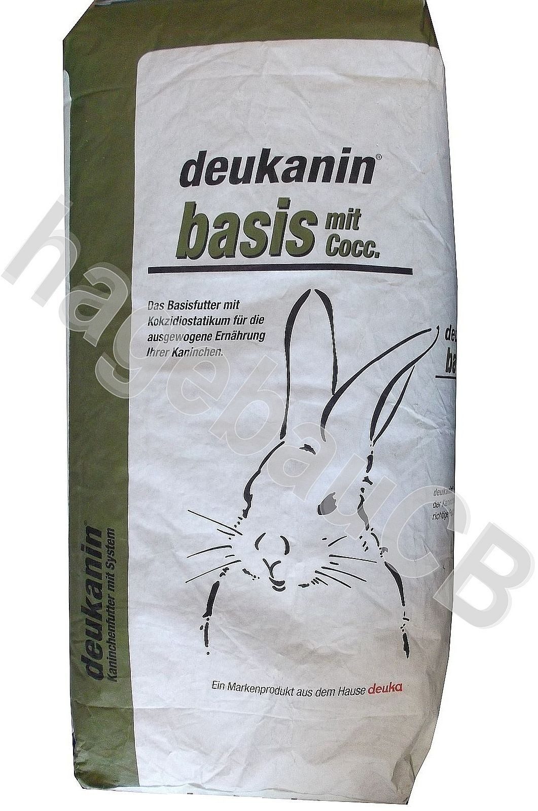 Deuka Basispellets mit Cocc (Kaninchen) Pellets, Hauptfutter für: Kaninchen