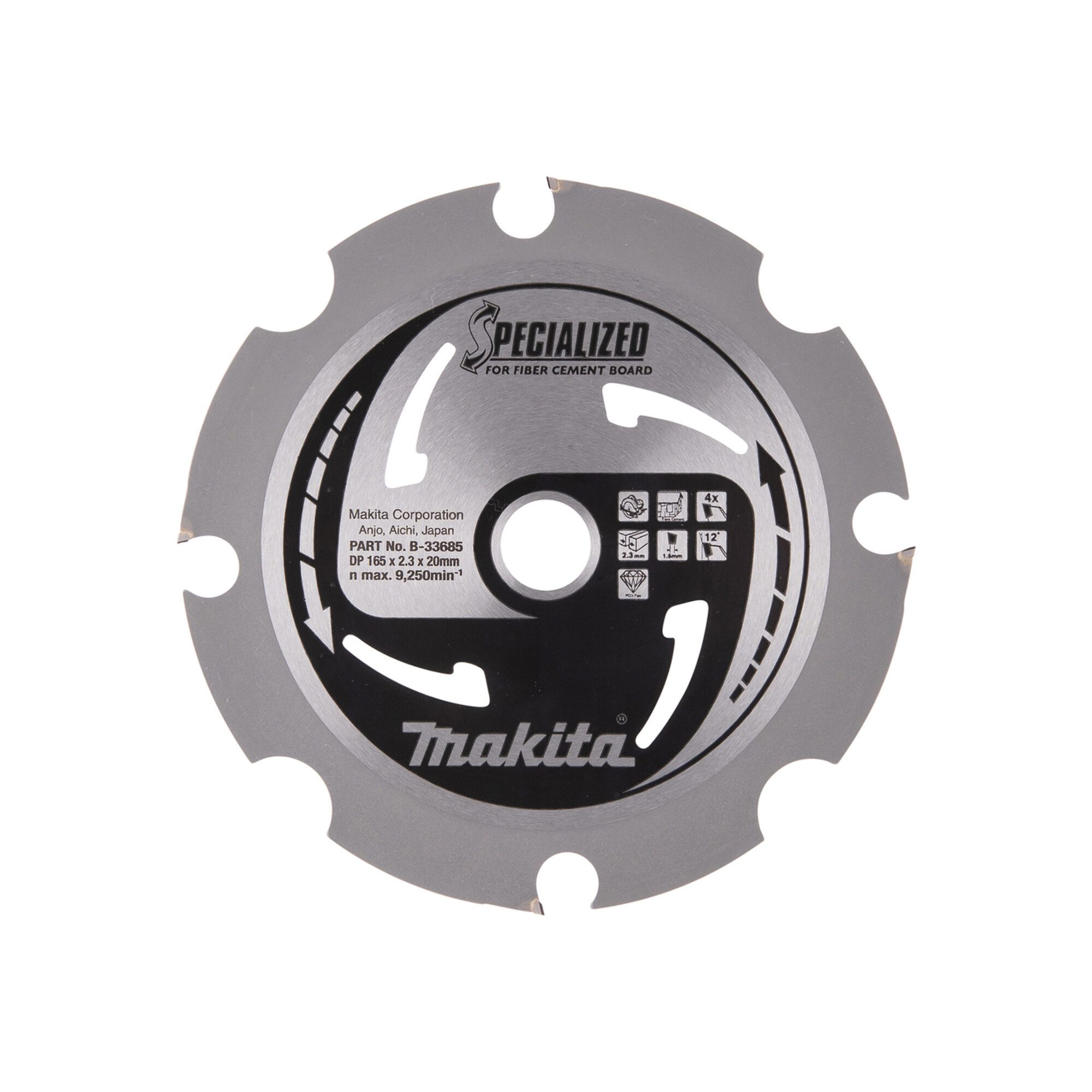 Makita Kreissägeblatt Makita SPECIALIZED Sägeb.165x20x4Z (B-33685)