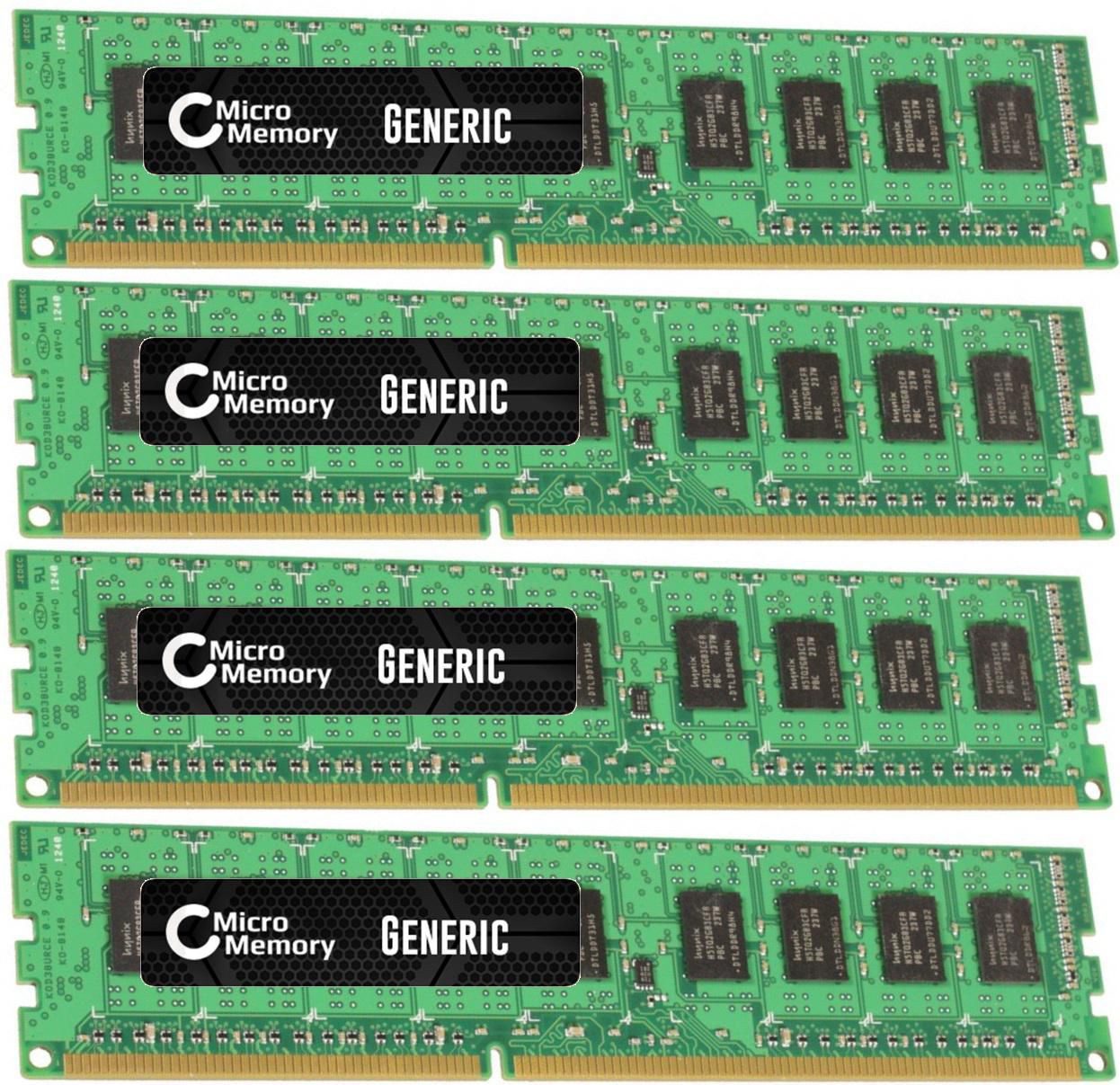 Coreparts CoreParts DDR3 - Kit - 32 GB: 4 x 8 GB - DIMM 240-PIN PC-Arbeitsspeicher