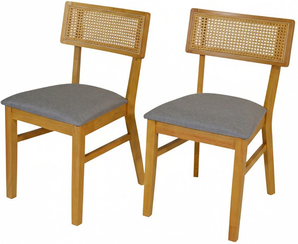 Jahnke Esszimmerstuhl VIENNA SIT DUO, Esszimmerstuhl (2er Set), Massivholz, gepolstert, bis 110 kg belastbar