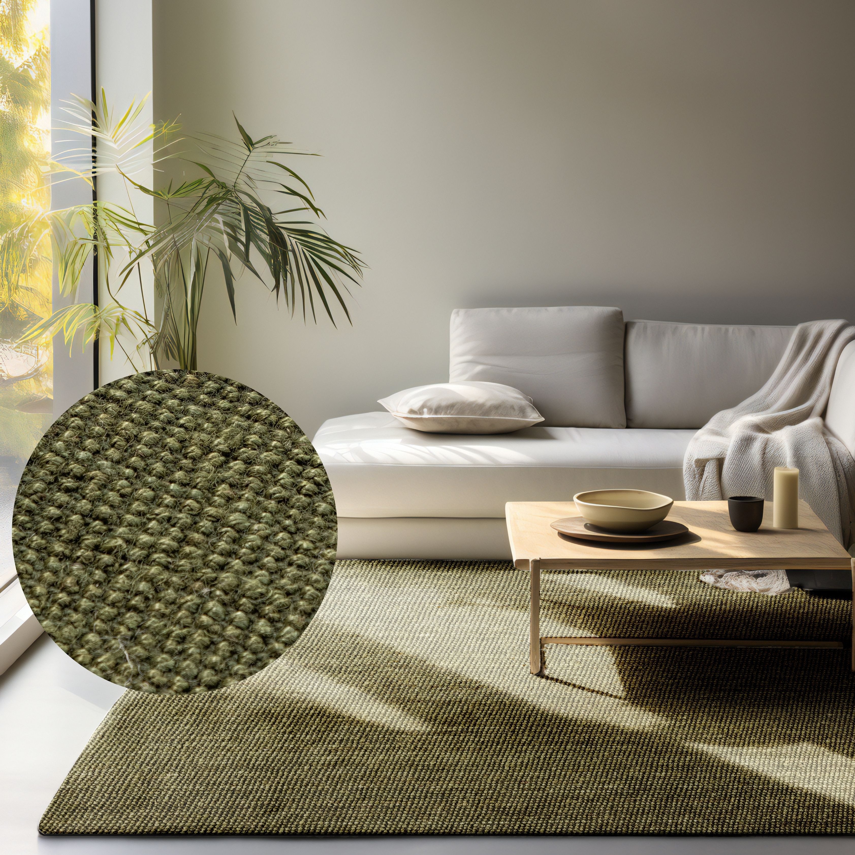 HANSE Home Teppich Jaipur Juteteppich, als Läufer und in Rund, rechteckig, günstig online kaufen