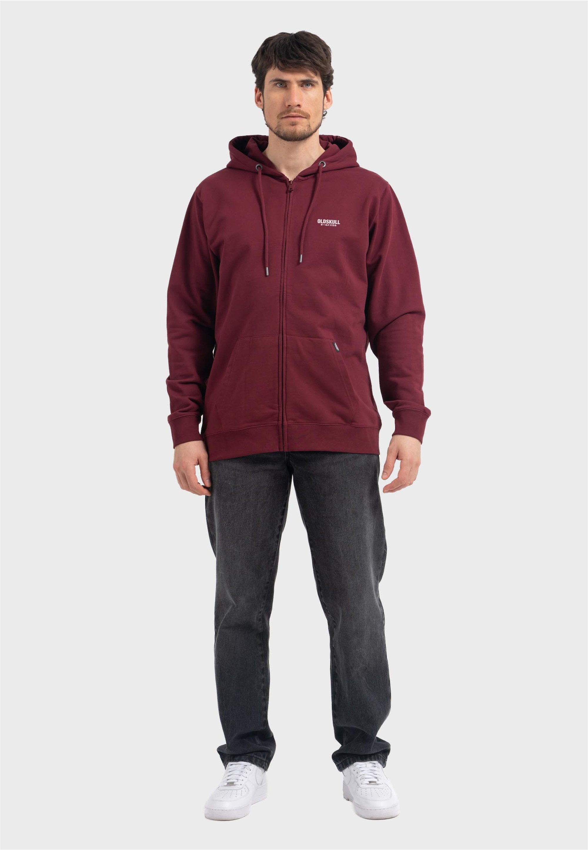 Oldskull Sweatjacke Basic Osk Logo (1-tlg) mit kleinem Marken-Print günstig online kaufen