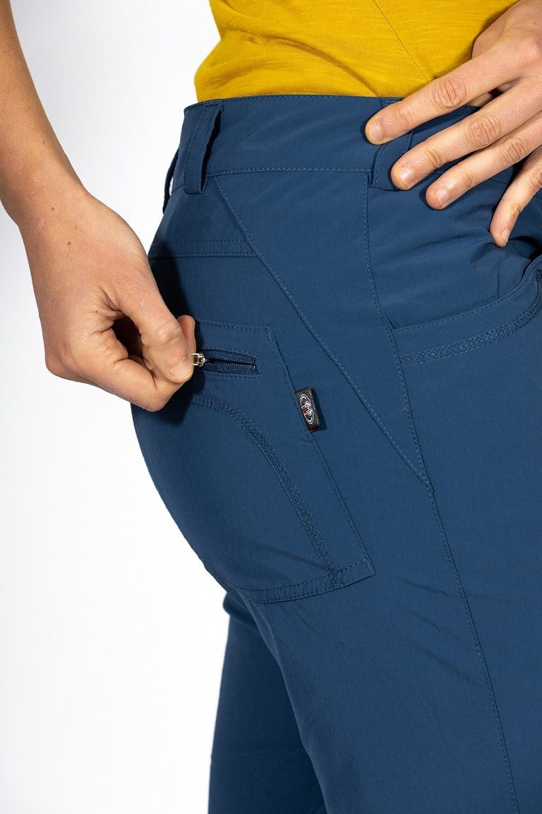 Maul Trekkinghose Wanderhose Bermuda Rimini kurz violett Damen