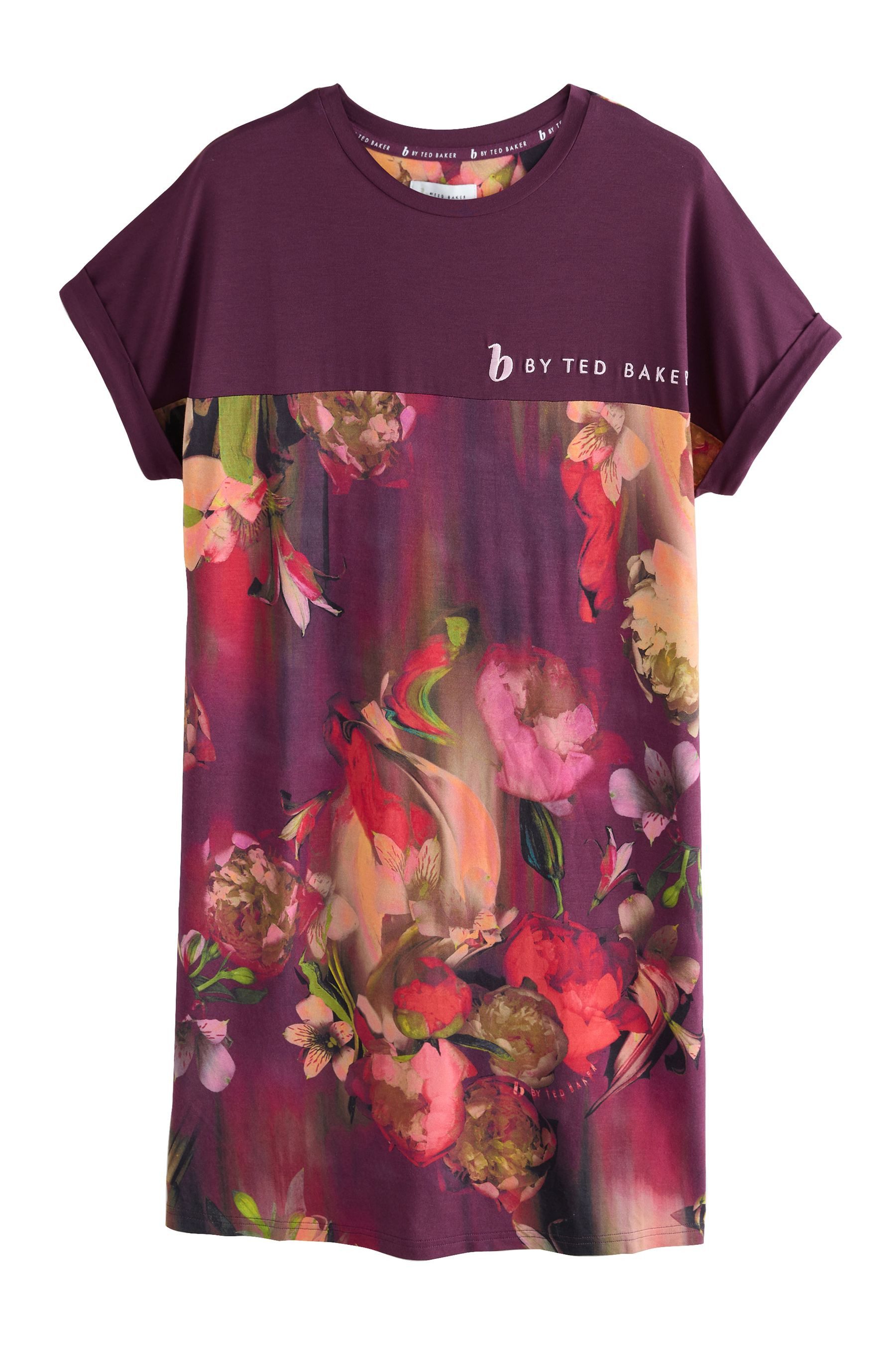 B by Ted Baker Nachthemd Baker by Ted Baker Schlaf-T-Shirt mit Blumen-Print günstig online kaufen