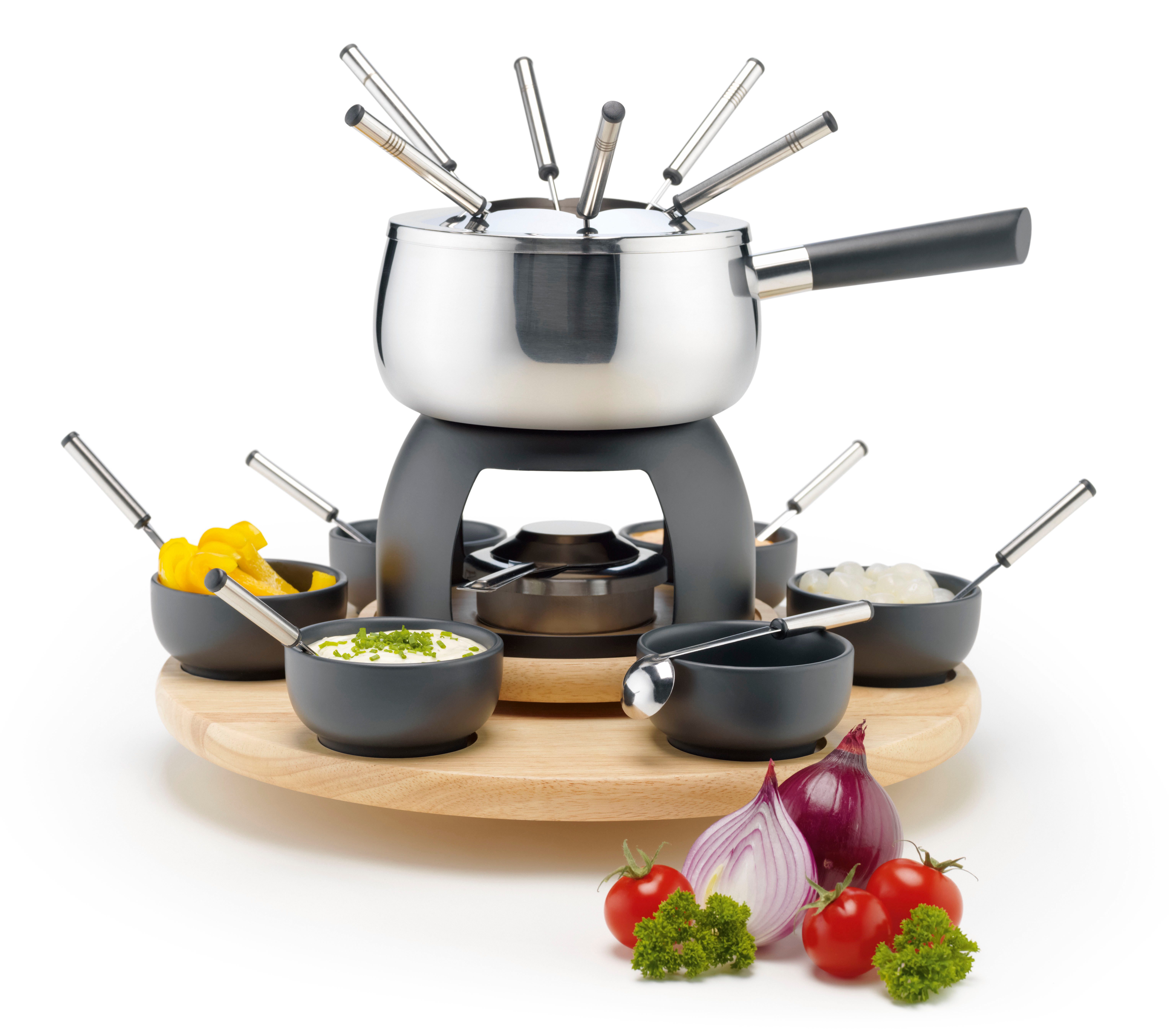 MÄSER Fonduetopf, Keramik (Set, 23-tlg)
